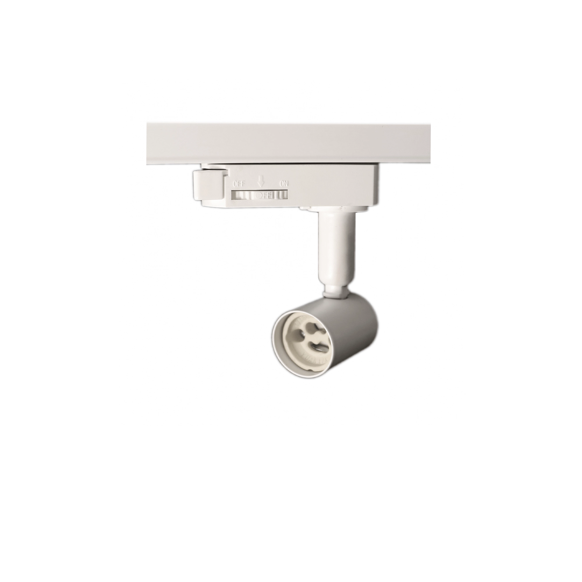 WSU Lights 3-phasen LED Strahler mit GU10 Fassung weiss - 30x37mm WSU Lights 3-phasen LED Strahler mit GU10 Fassung weiss - 30x37mm