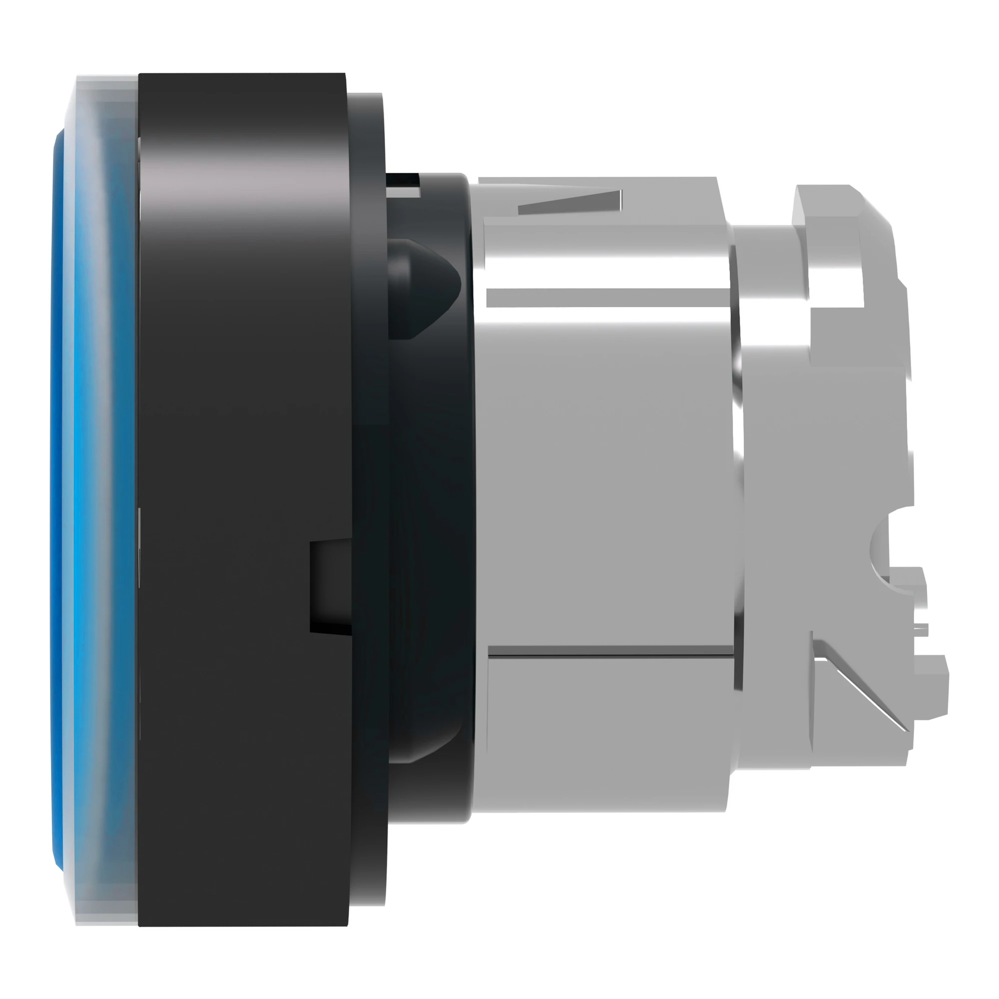 Schneider Electric ZB4BW3637 Illuminated pushbutton, front element, Harmony XB4, metal black, 22mm, blue, unlabelled, momentary, for universal LED (img_005) Schneider Electric ZB4BW3637 Illuminated pushbutton, front element, Harmony XB4, metal black, 22mm, blue, unlabelled, momentary, for universal LED (img_005)