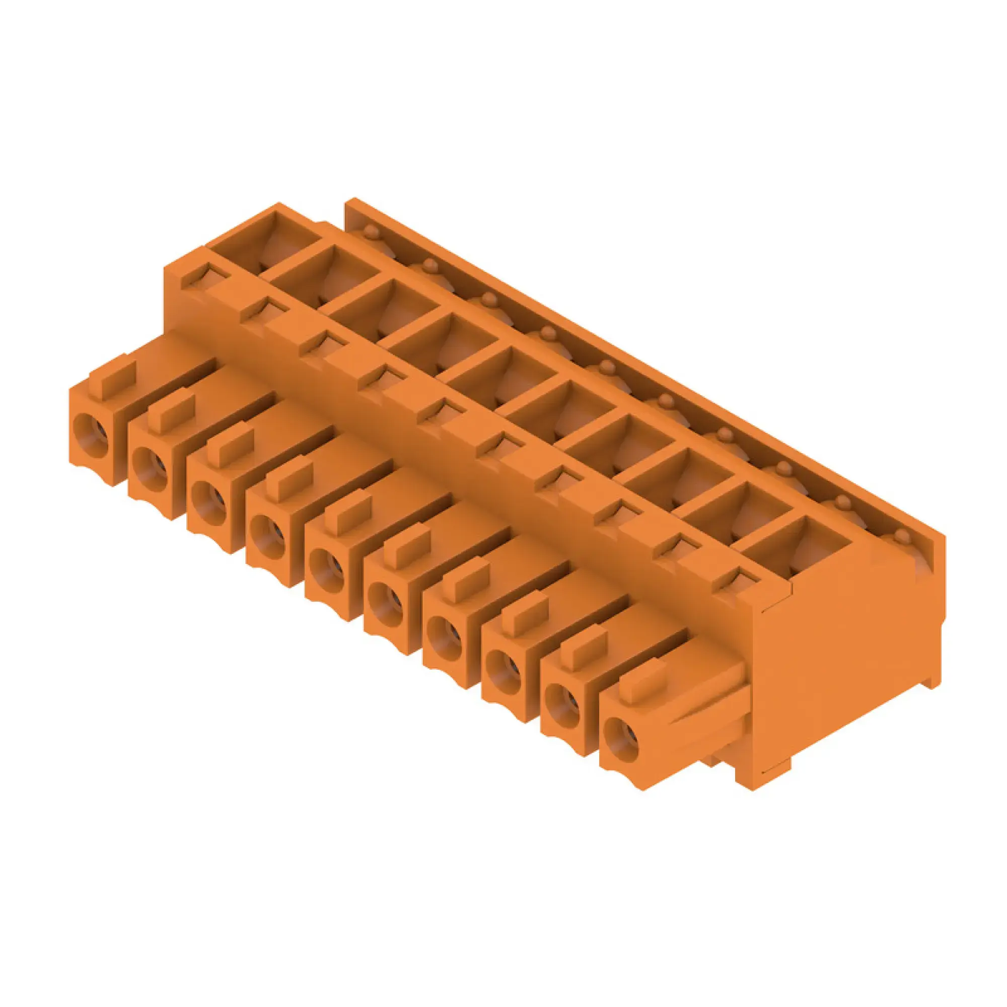 Weidmüller 1939910000 PCB connector (wire connection), 160 V, 17.5 A, Pitch in mm: 3.81, 1.5 mm², Number of poles: 10, Clamping yoke connection, Box (img_001)