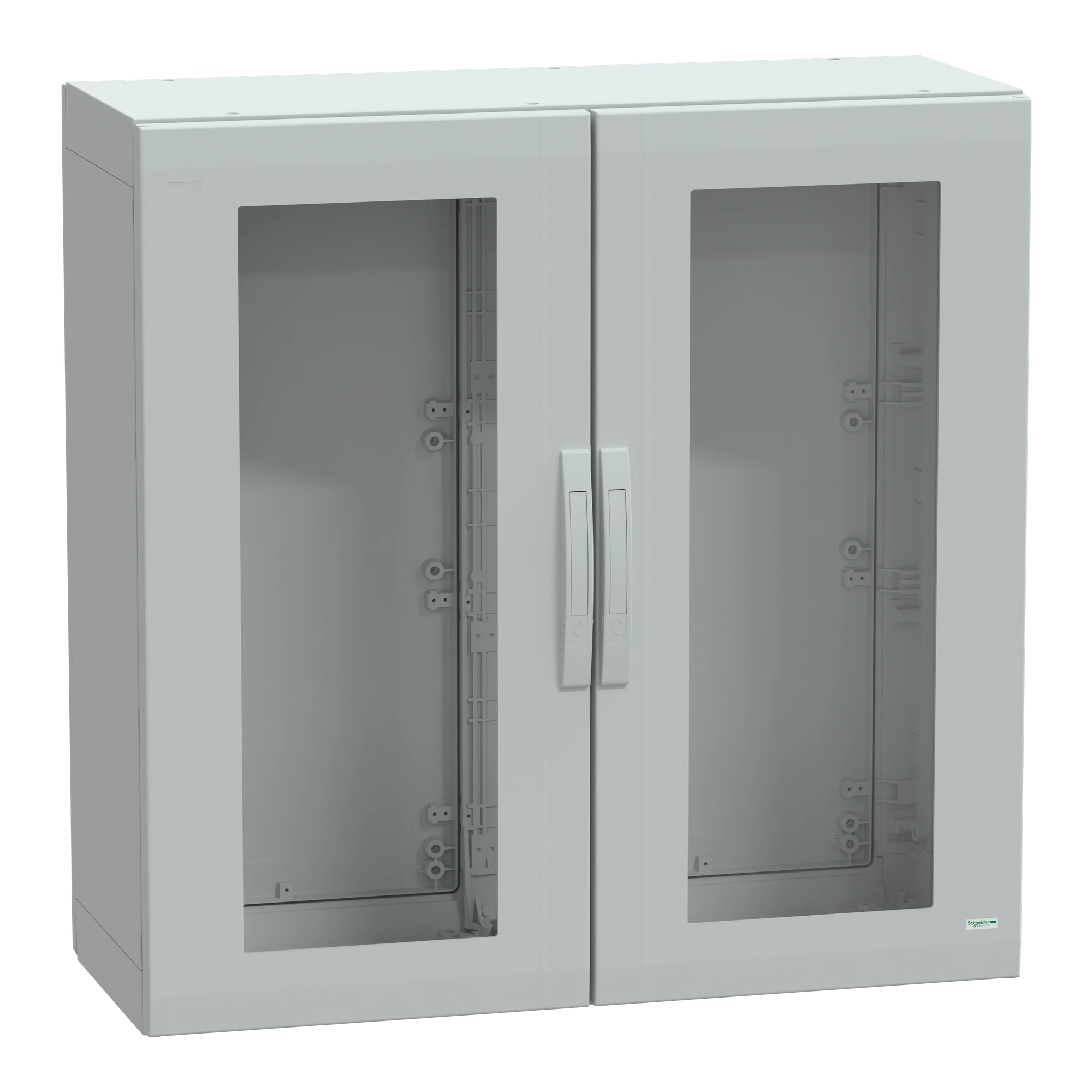 Schneider Electric NSYPLA10104TG Polyester enclosure floor standing PLA completely sealed 1000x1000x420mm IP65, transparent doors (img_001)