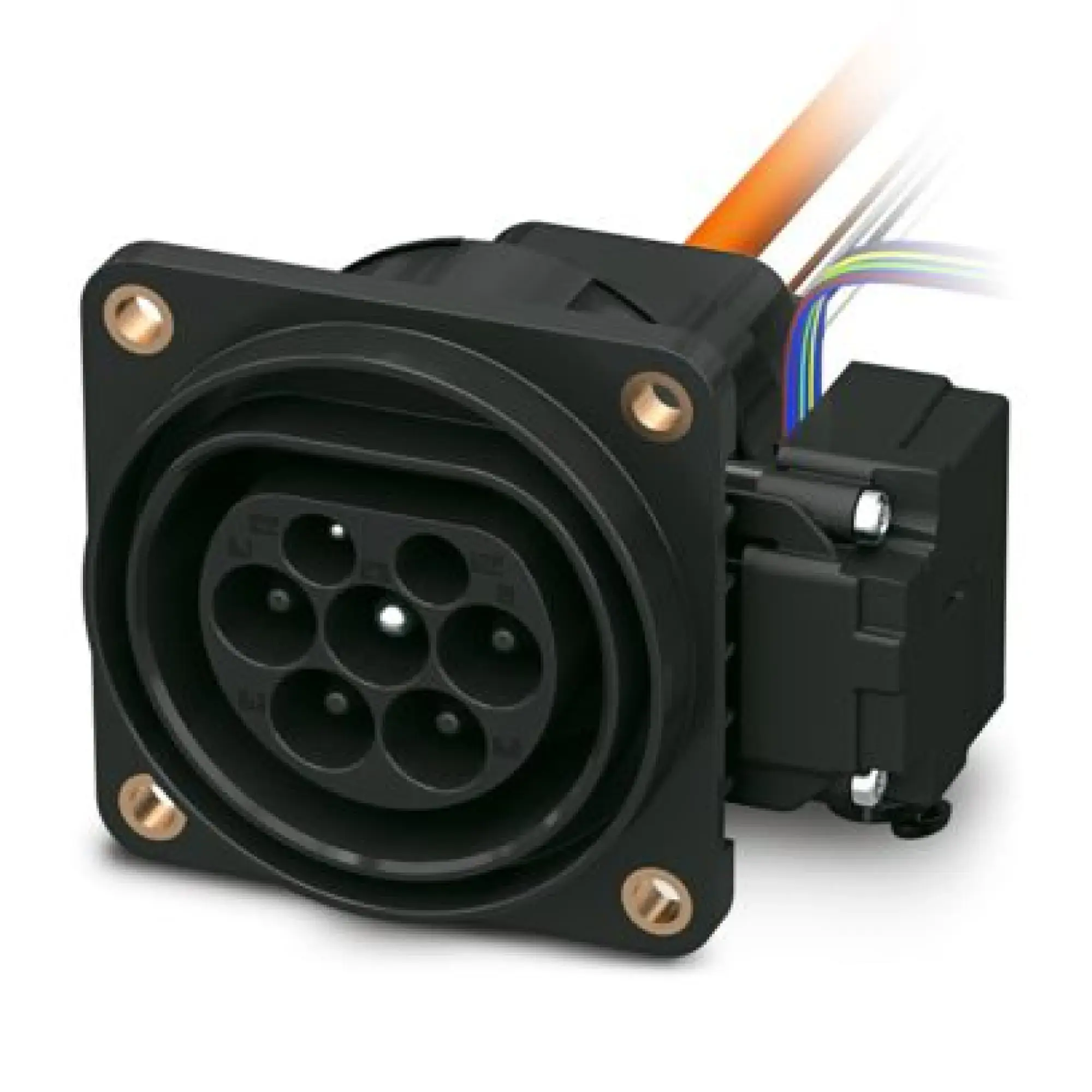 Phoenix Contact 1271835 Vehicle charging inlet CHARX T2HCI24-1AC32-2,0M2 (img_001)