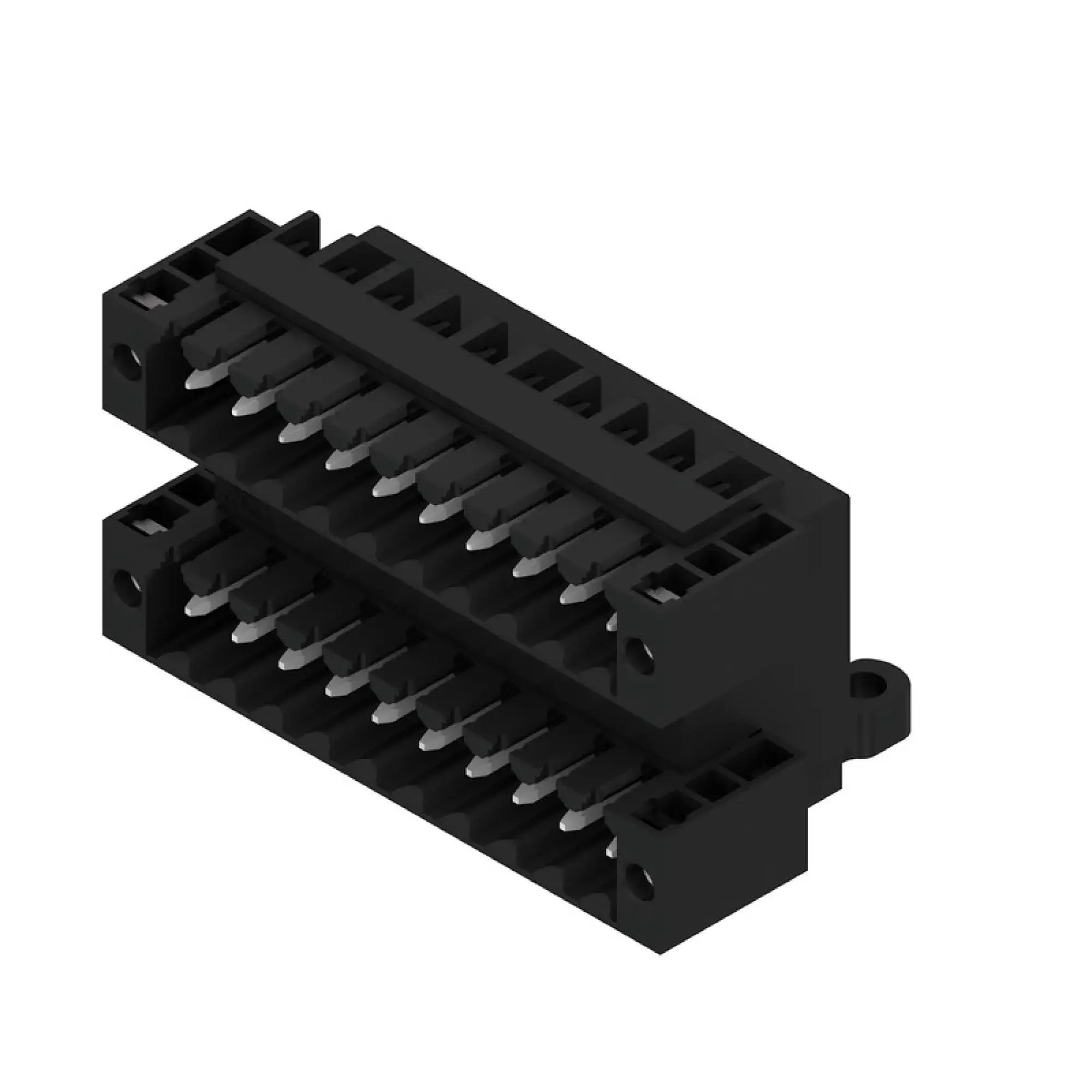 Weidmüller 1060380000 PCB connector (board connection), 160 V, 10.5 A, Pitch in mm: 3.50, Number of poles: 20, THT solder connection, Box (img_001)