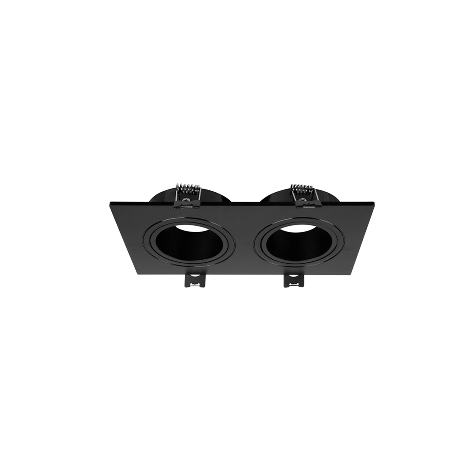 WSU Lights Duo Leuchte Perlo für MR16 schwarz - 155x75mm WSU Lights Duo Leuchte Perlo für MR16 schwarz - 155x75mm
