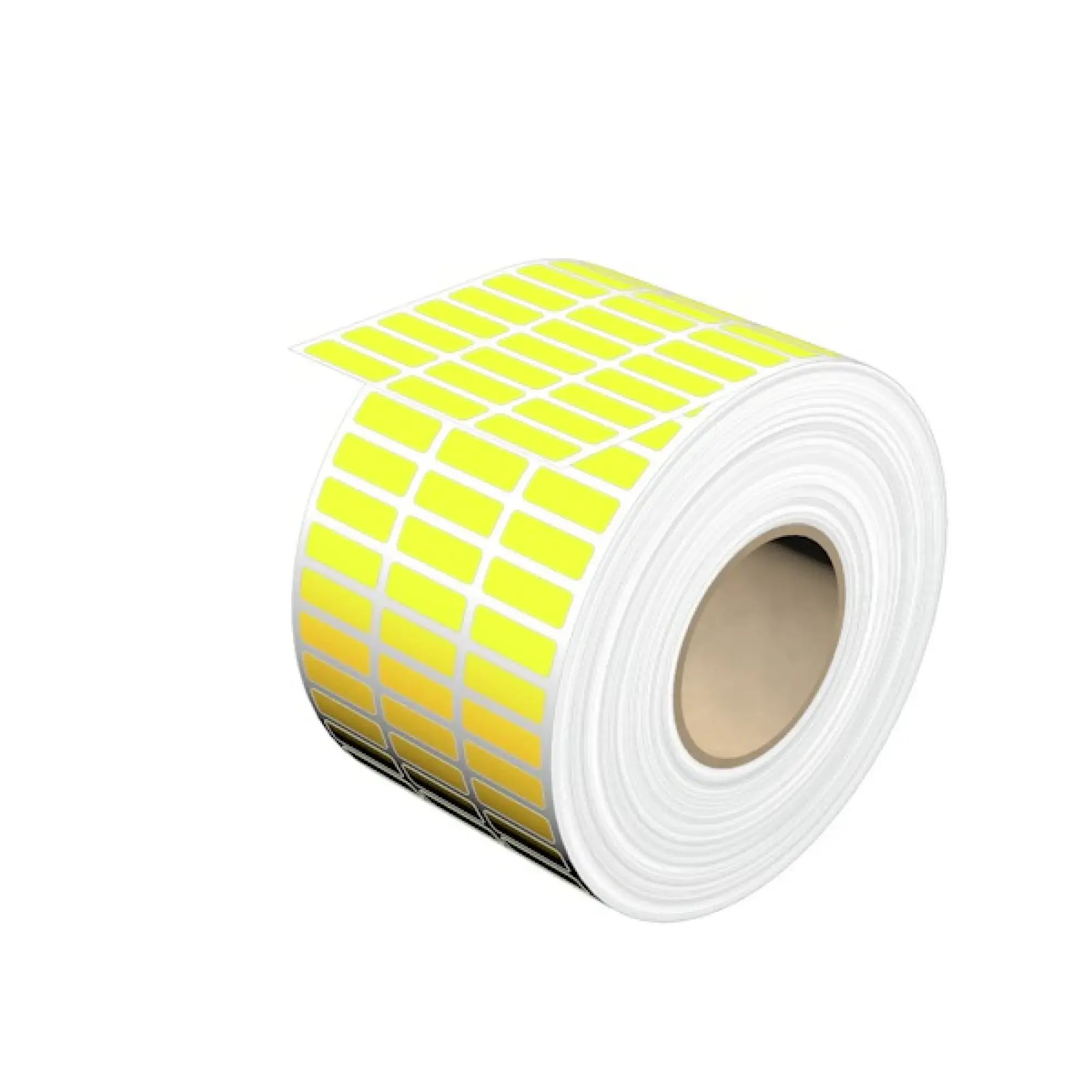 Weidmüller 1753271687 Device marking, Width: 18 mm, Polyester, yellow, Operating temperature range: -40...150 °C (img_001)