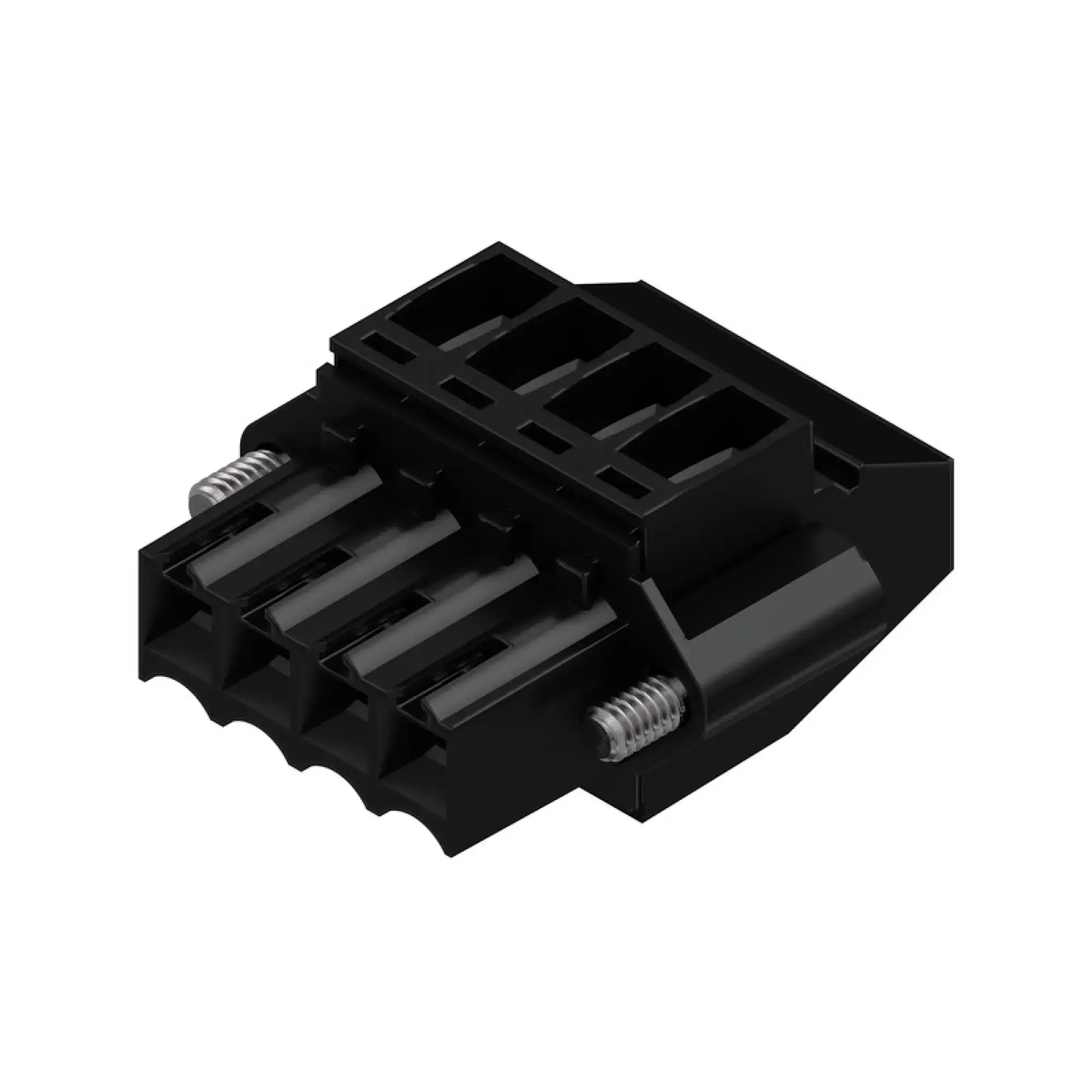Weidmüller 1639260000 PCB connector (wire connection), 160 V, 12 A, Pitch in mm: 3.50, 1.5 mm², Number of poles: 4, Clamping yoke connection, Box (img_001)