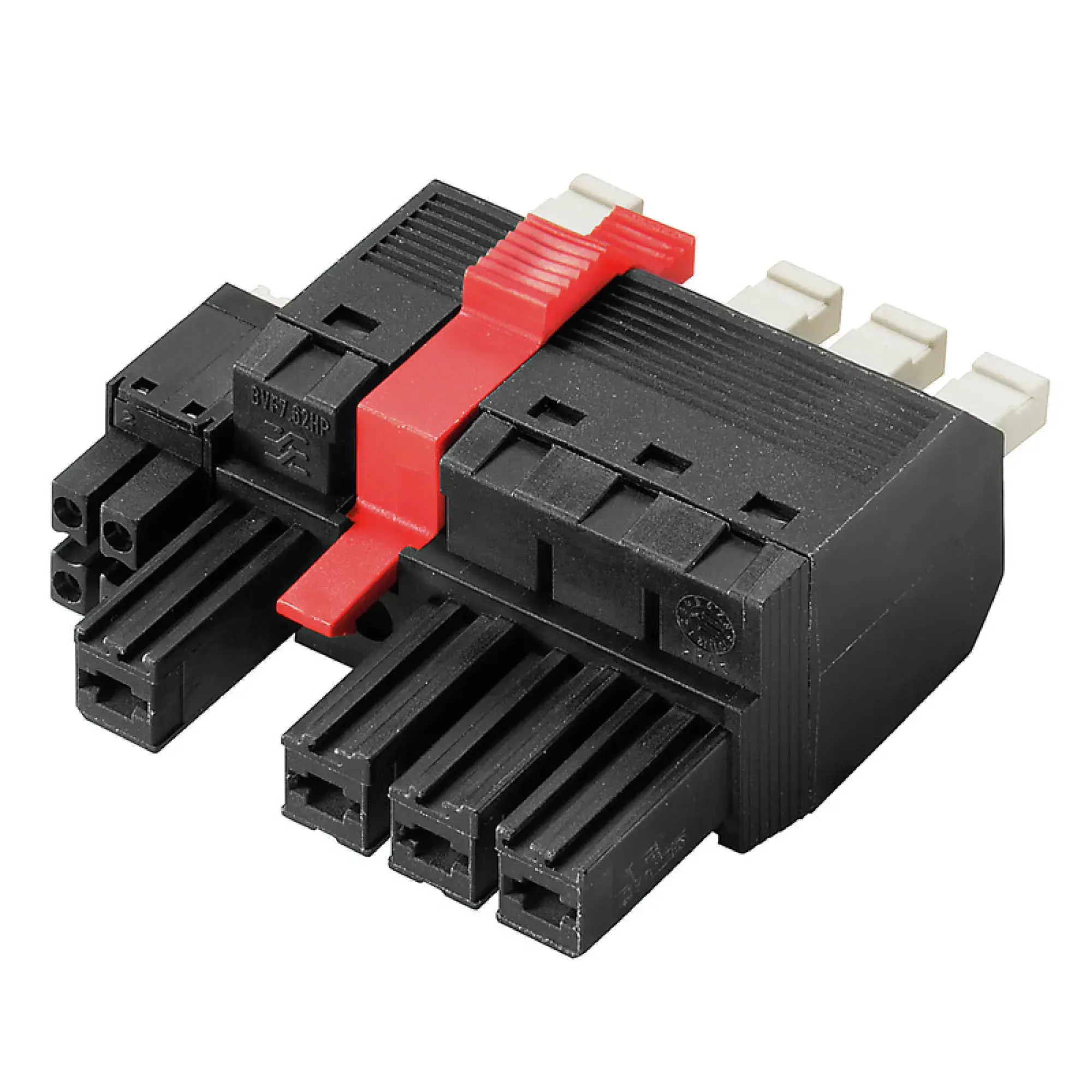 Weidmüller 1547590000 Hybrid connector (wire connection), 7.62 mm, Number of poles: 4, PUSH IN with actuator (img_001) Weidmüller 1547590000 Hybrid connector (wire connection), 7.62 mm, Number of poles: 4, PUSH IN with actuator (img_001)