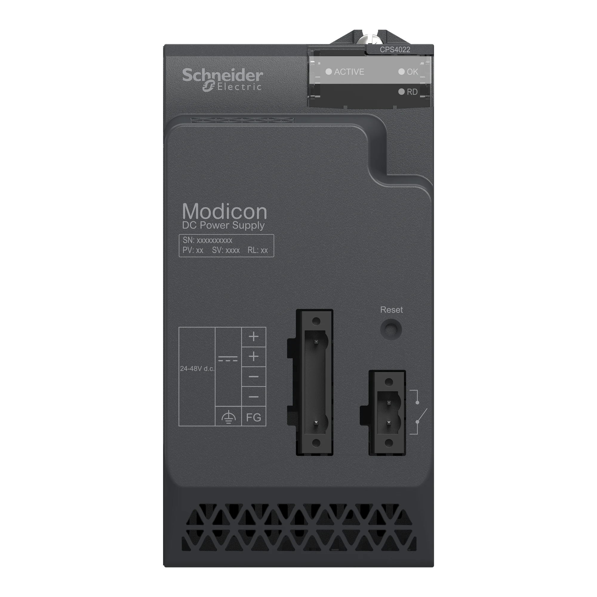 Schneider Electric BMXCPS4022 X80 Power Supply, 24-48V DC, for Redundant Architecture (img_003) Schneider Electric BMXCPS4022 X80 Power Supply, 24-48V DC, for Redundant Architecture (img_003)