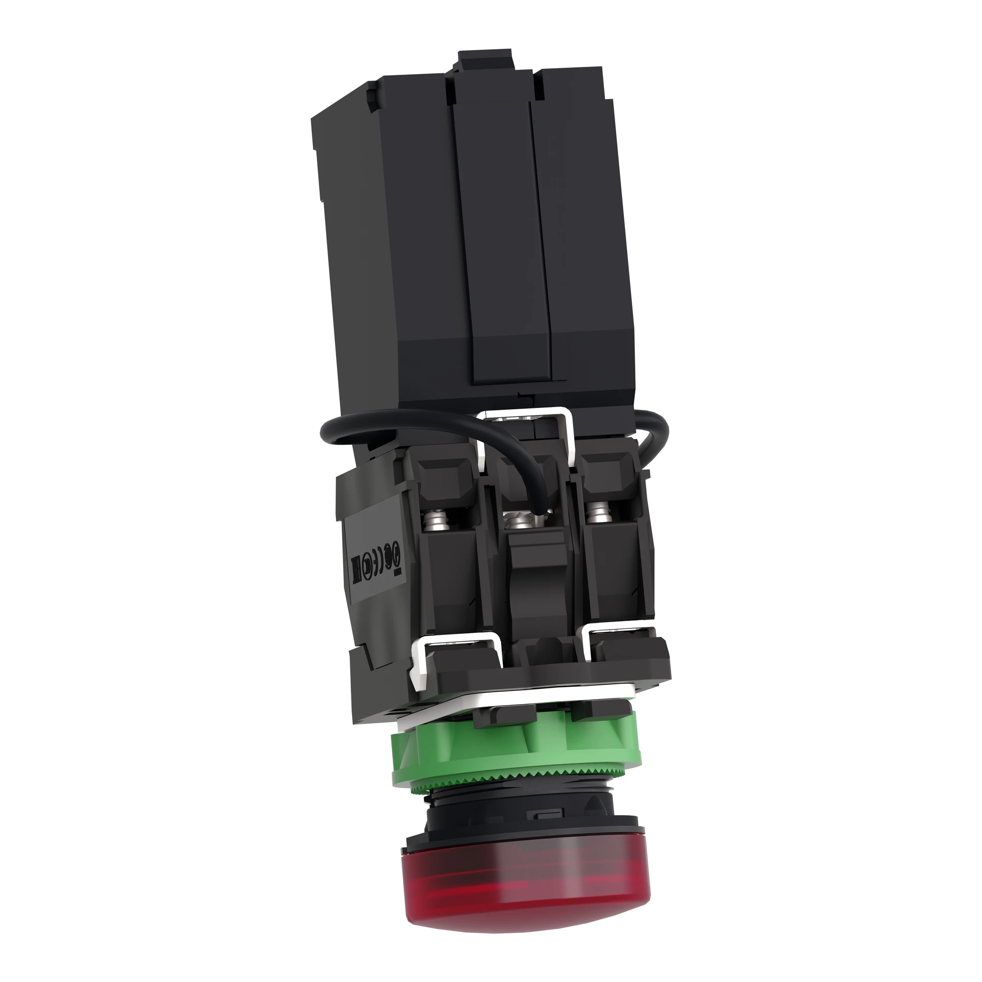 Schneider Electric XB5AV5B4 Pilot light, Harmony XB5, plastic, red, 22mm, universal LED, smooth dome, 400V AC (img_007) Schneider Electric XB5AV5B4 Pilot light, Harmony XB5, plastic, red, 22mm, universal LED, smooth dome, 400V AC (img_007)