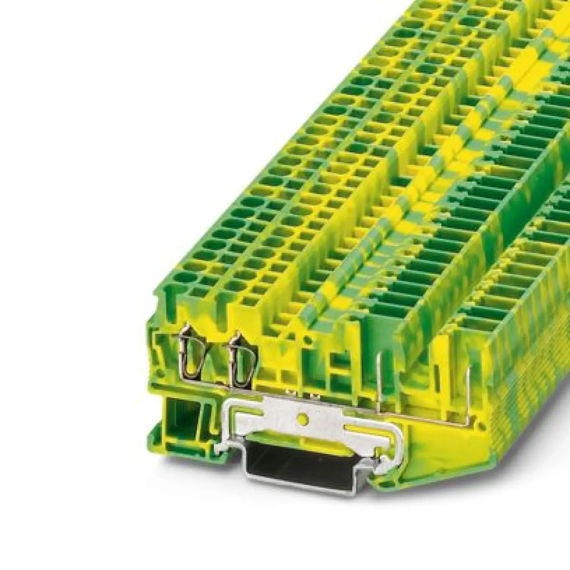 Phoenix Contact 3040041 Spring-cage protective conductor terminal block ST 2,5-QUATTRO/2P-PE (img_001)