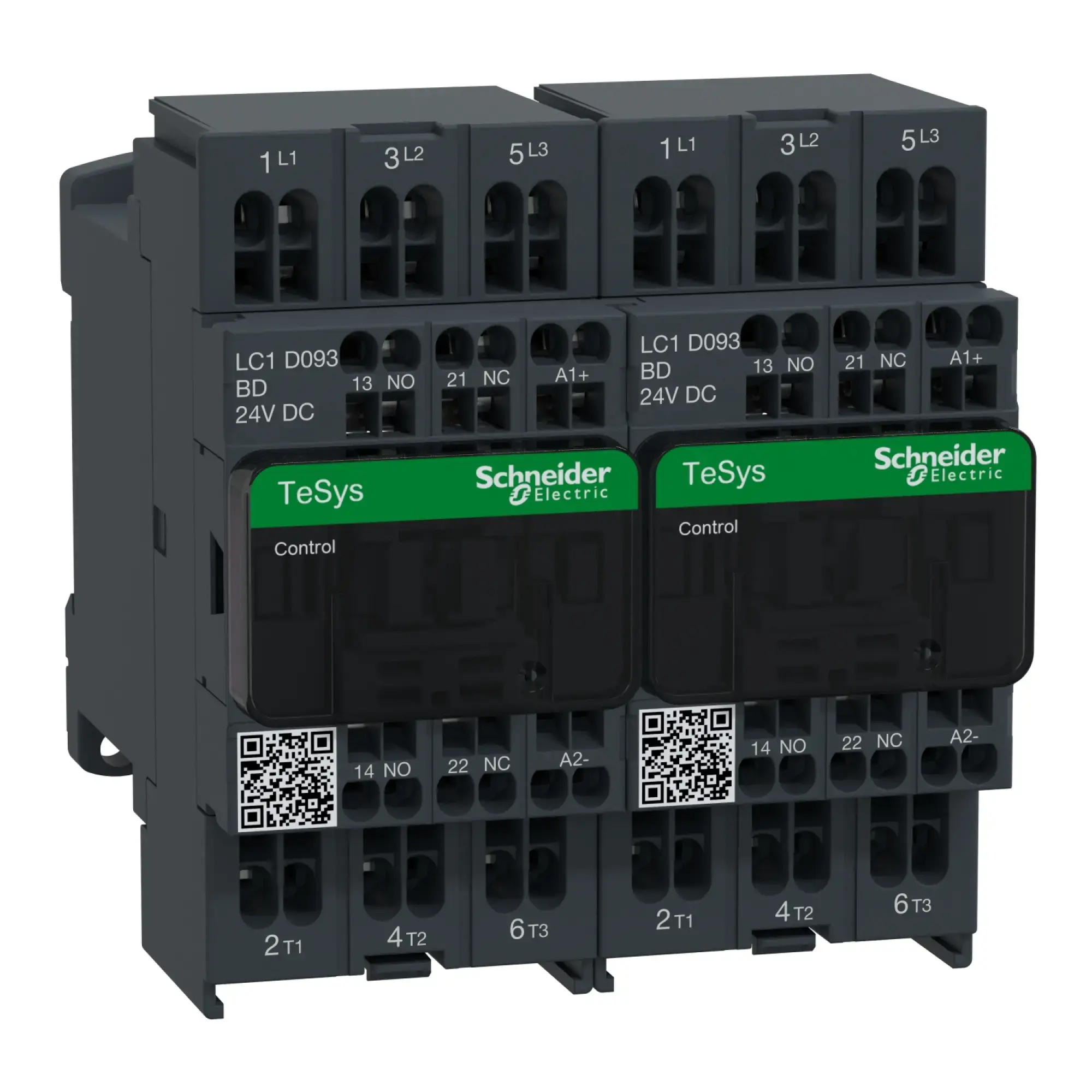 Schneider Electric LC2D093BD Reversing contactor combination, 3p+1NO+1NC, 4kW/400V/AC3 9A, Coil 24V DC (img_002)
