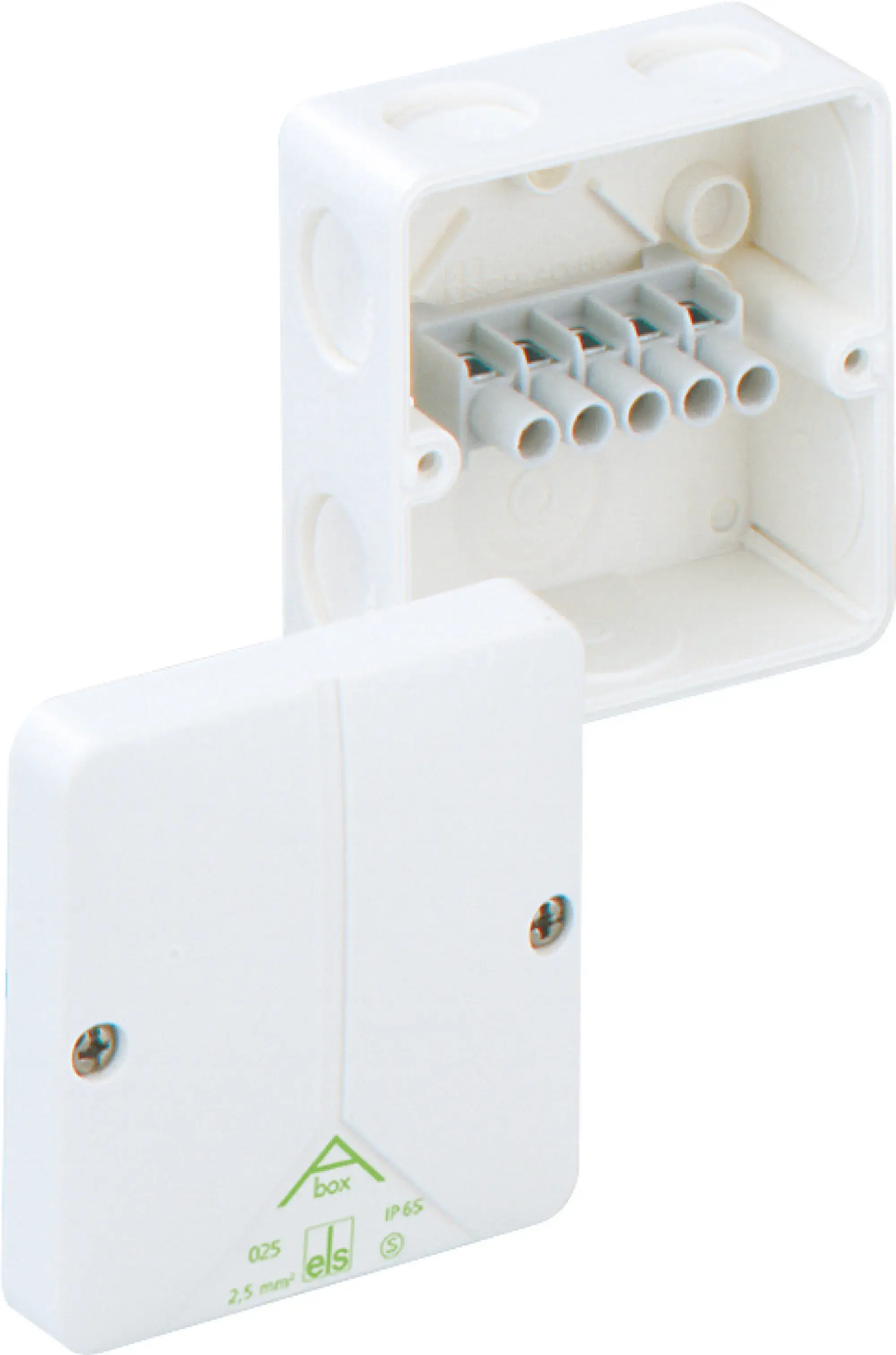 Spelsberg 80210701 Junction box, Type of protection IP65, Max. conductor cross section 2,5², Impact strength IK07, Protection class II, Un 690V AC, VDE, Halogen free (img_001)