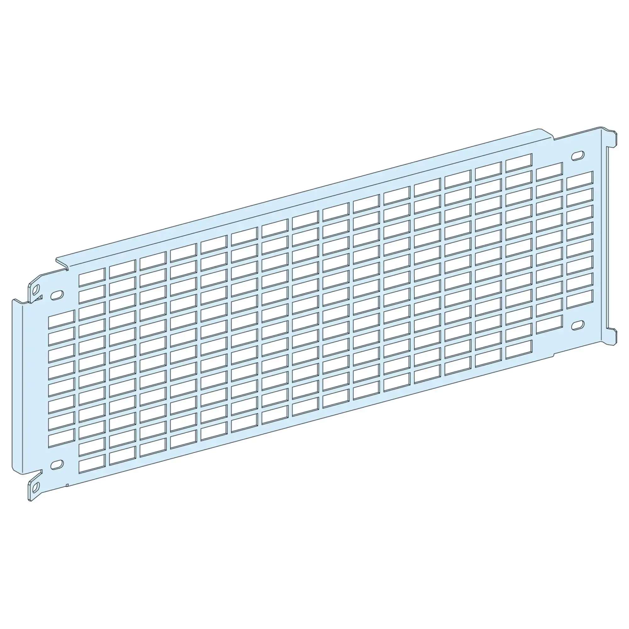 Schneider Electric LVS03571 PrismaSeT-P, mounting plate, perforated with lateral mounting rails, Width=650mm, Height=4Modules (img_002)
