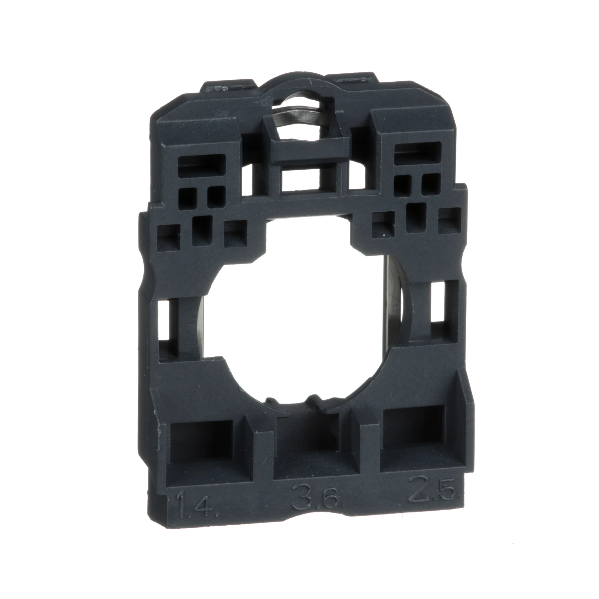 Schneider Electric ZB5AZ009 Mounting flange, adapter, Harmony XB5, plastic, 22mm, 30mm, for auxiliary contacts, LED module (img_005)