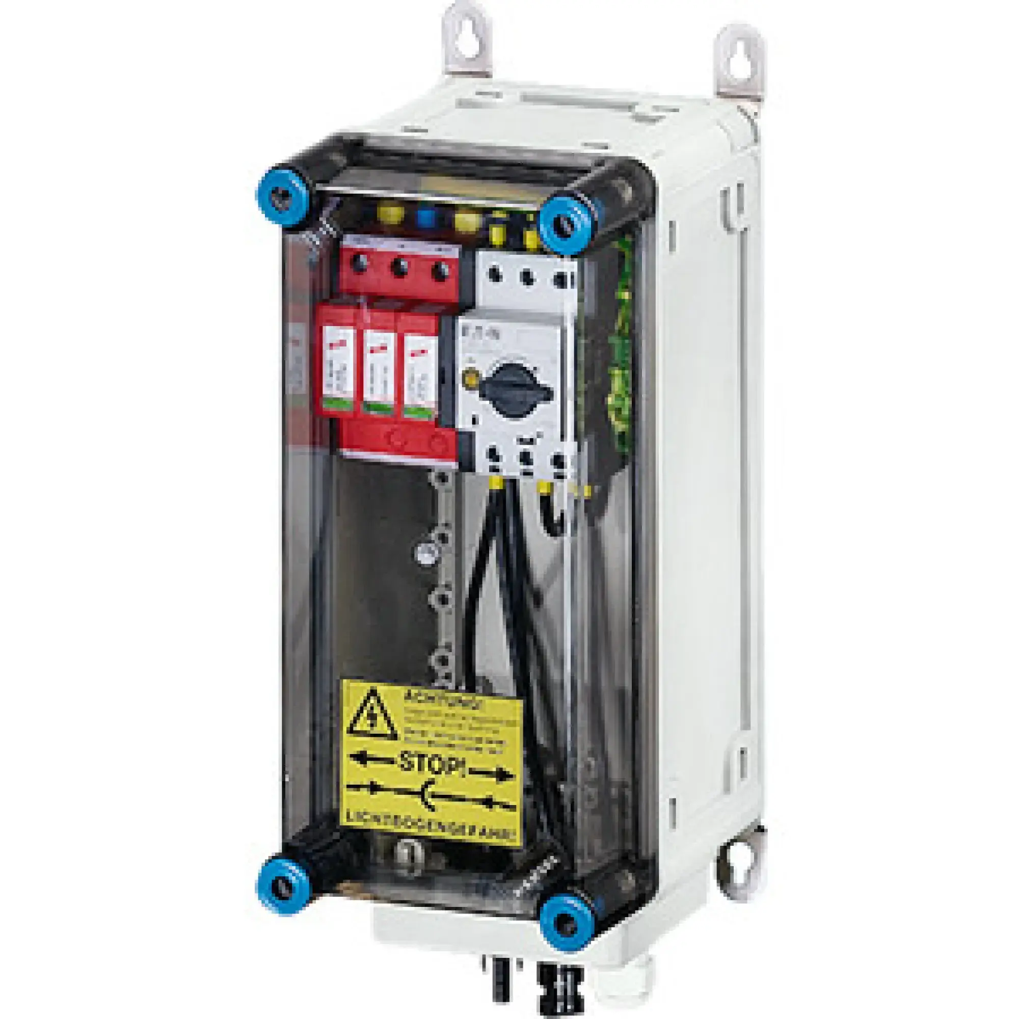 Hensel 20001155 PV-Generatoranschlusskasten, mit ÜSE, 1xPV-Strang auf 1xWR-Eing. mit Schalter Mi PV 2111 (img_002) Hensel 20001155 PV-Generatoranschlusskasten, mit ÜSE, 1xPV-Strang auf 1xWR-Eing. mit Schalter Mi PV 2111 (img_002)