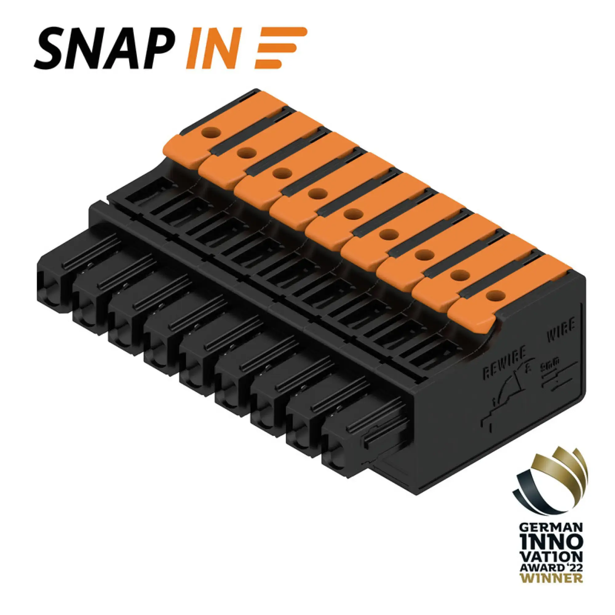 Weidmüller 2741630000 PCB connector (wire connection), 320 V, 26.8 A, Pitch in mm: 5.00, 4 mm², Number of poles: 9, SNAP IN, Box (img_001) Weidmüller 2741630000 PCB connector (wire connection), 320 V, 26.8 A, Pitch in mm: 5.00, 4 mm², Number of poles: 9, SNAP IN, Box (img_001)