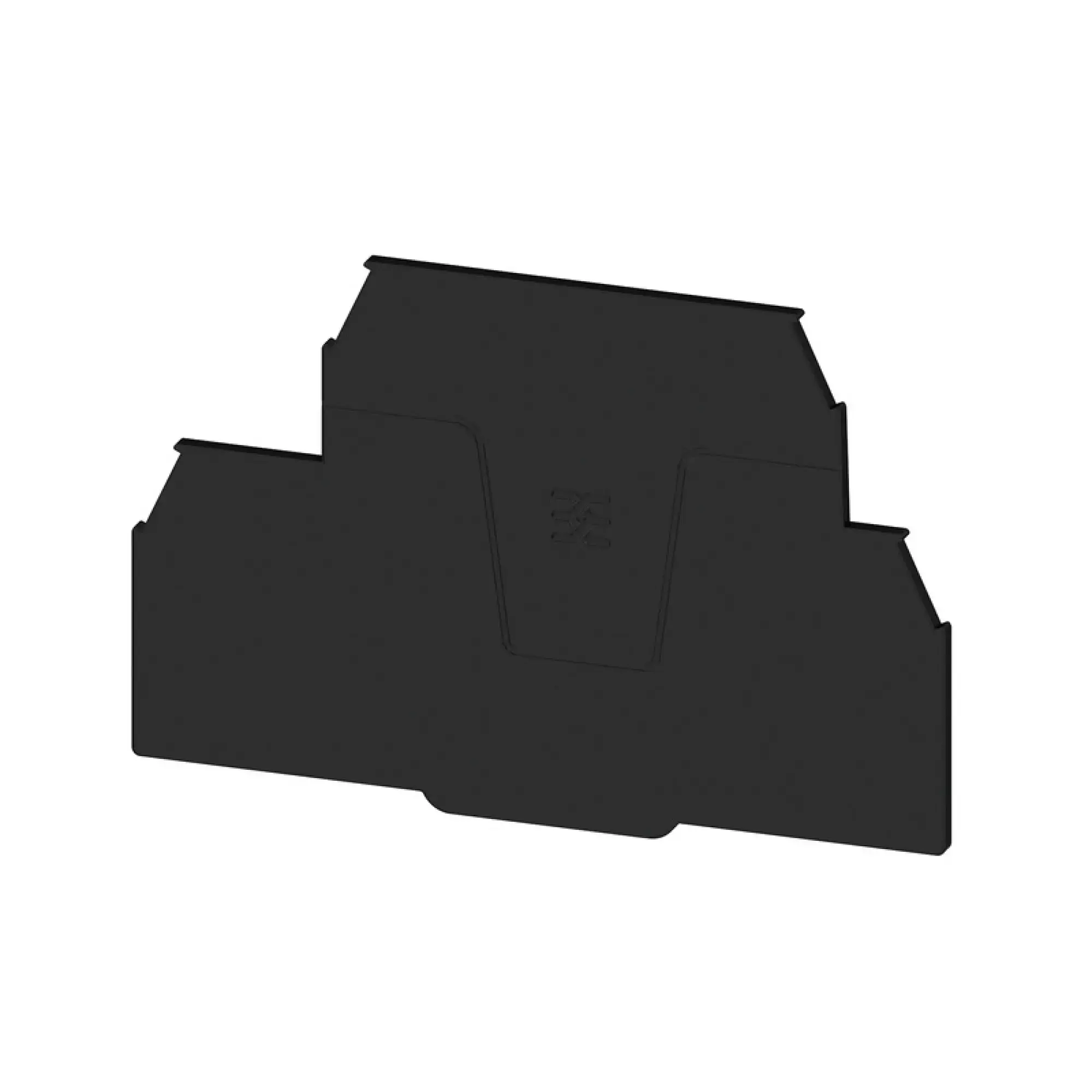 Weidmüller 2894260000 End plate (terminals), black, Height: 95.5 mm, Width: 2 mm, V-0, Wemid (img_001)