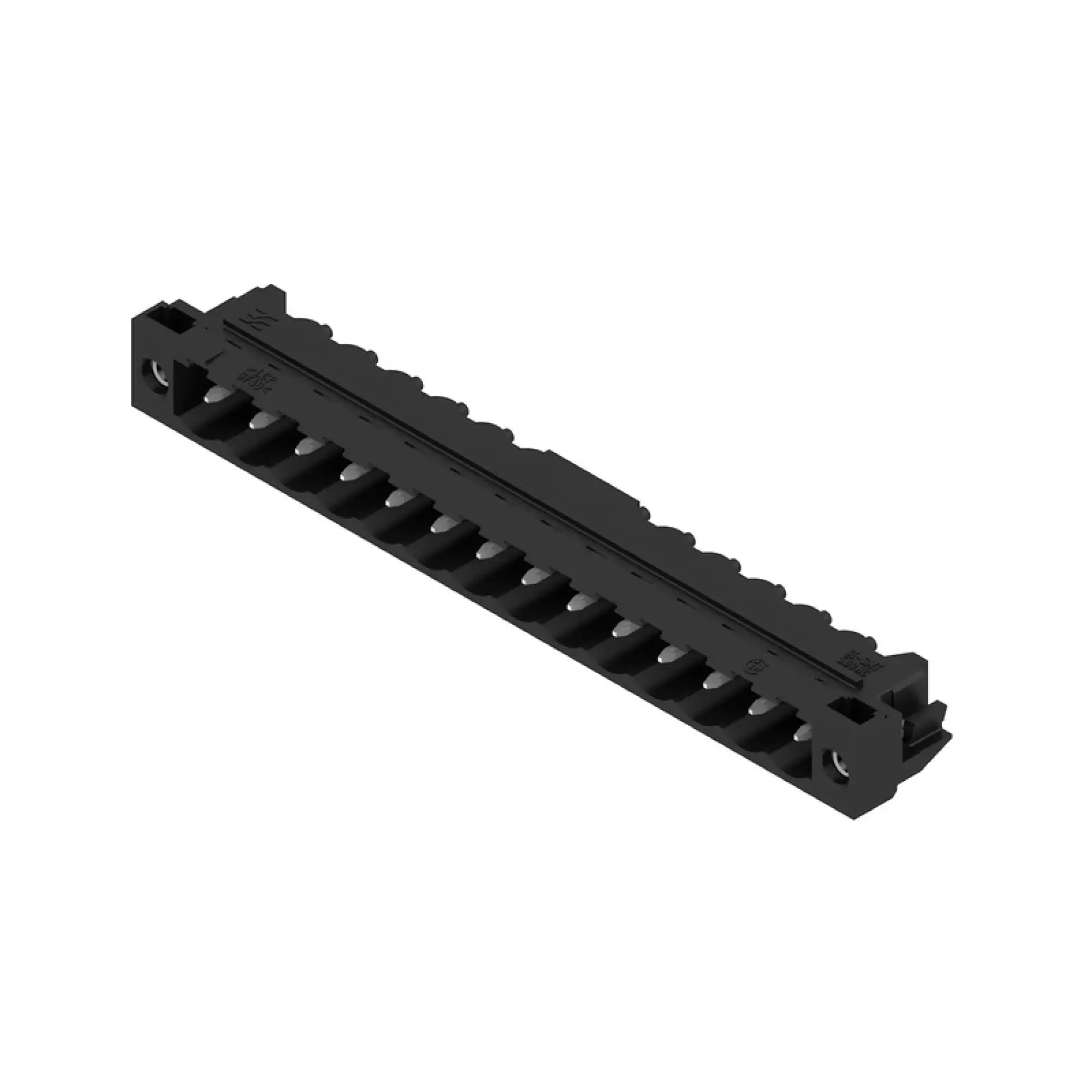 Weidmüller 1775352001 PCB connector (board connection), 320 V, 27.5 A, Pitch in mm: 5.08, Number of poles: 14, THT/THR solder connection, Box (img_001) Weidmüller 1775352001 PCB connector (board connection), 320 V, 27.5 A, Pitch in mm: 5.08, Number of poles: 14, THT/THR solder connection, Box (img_001)