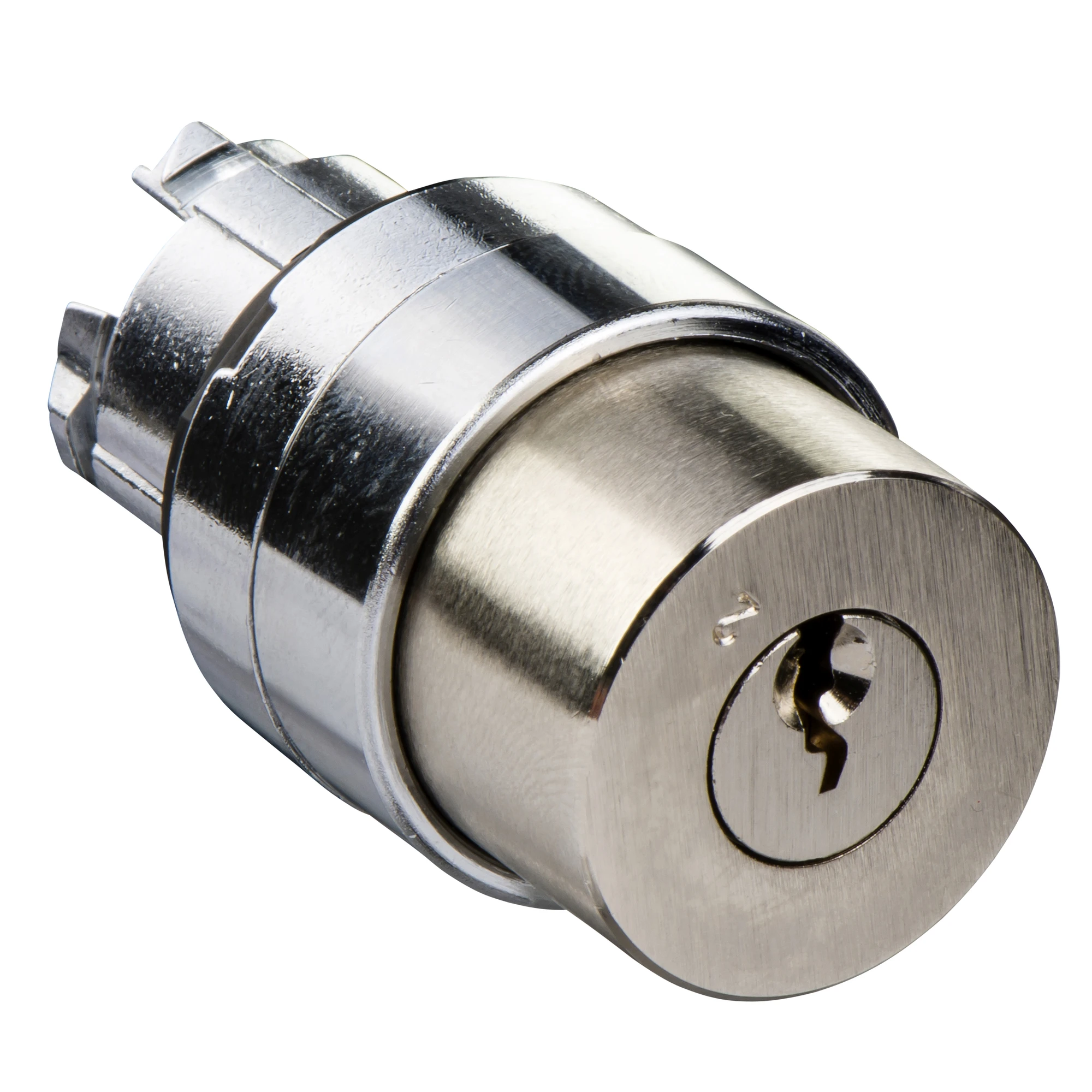 Schneider Electric ZB4BG2E2 Key switch, front element, Harmony XB4, metal, 22mm, black, 2 positions, latching, E2 (img_001)