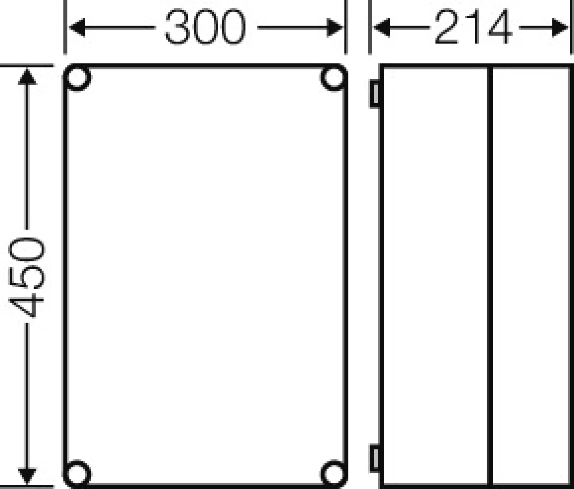 Hensel 2000011 Mi-Leergehäuse, Einbaumaße 275x425x191mm, nicht durchsicht. Deckel Mi 0311 (img_002)
