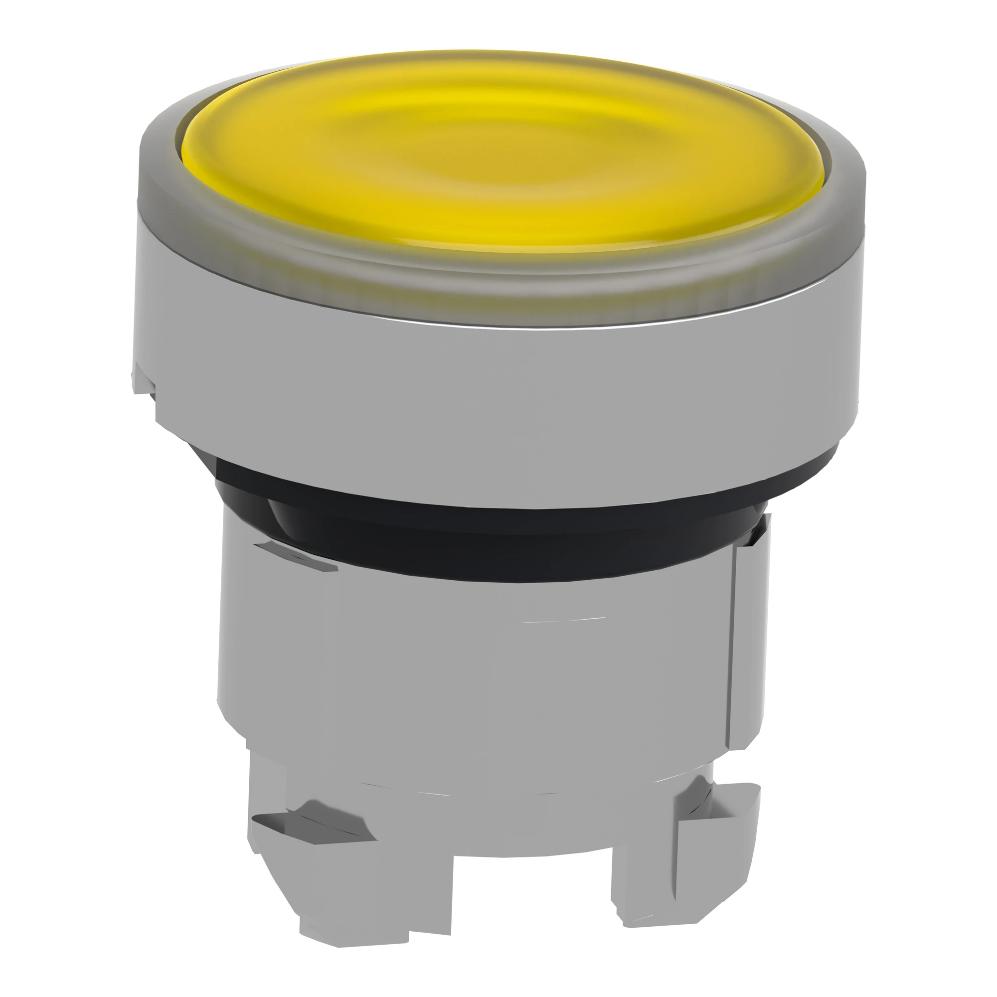 Schneider Electric ZB4BW383 Illuminated push button, front element, Harmony XB4, metal, 22mm, yellow, unlabelled, momentary, for universal LED (img_007)
