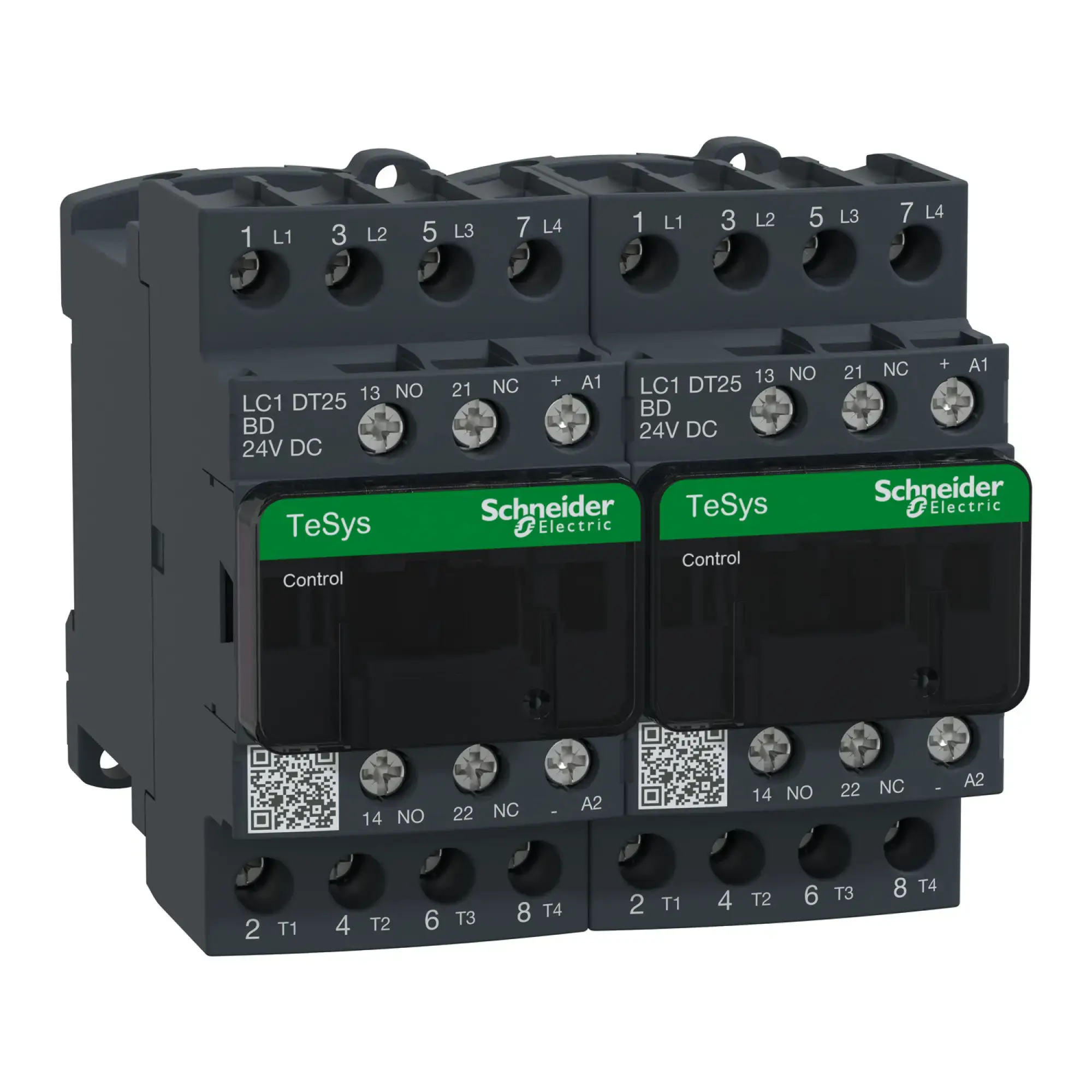 Schneider Electric LC2DT25BD Reversing contactor combination, 4p, 25A/AC1, coil 24V DC (img_002)