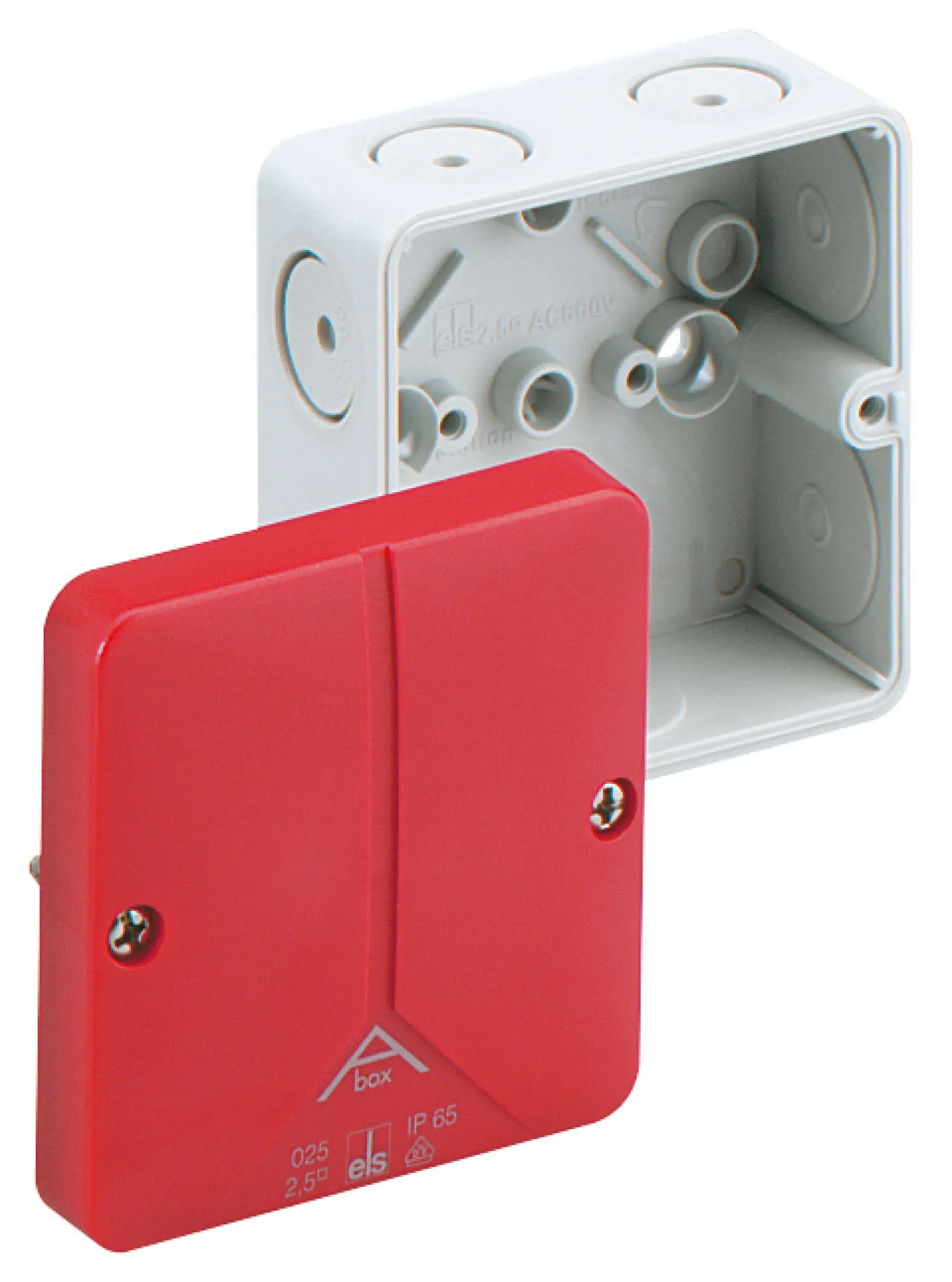 Spelsberg 80270701 Junction box, Type of protection IP65, Max. conductor cross section 2,5², Impact strength IK07, Protection class II, Un 690V AC, VDE, Halogen free (img_001)