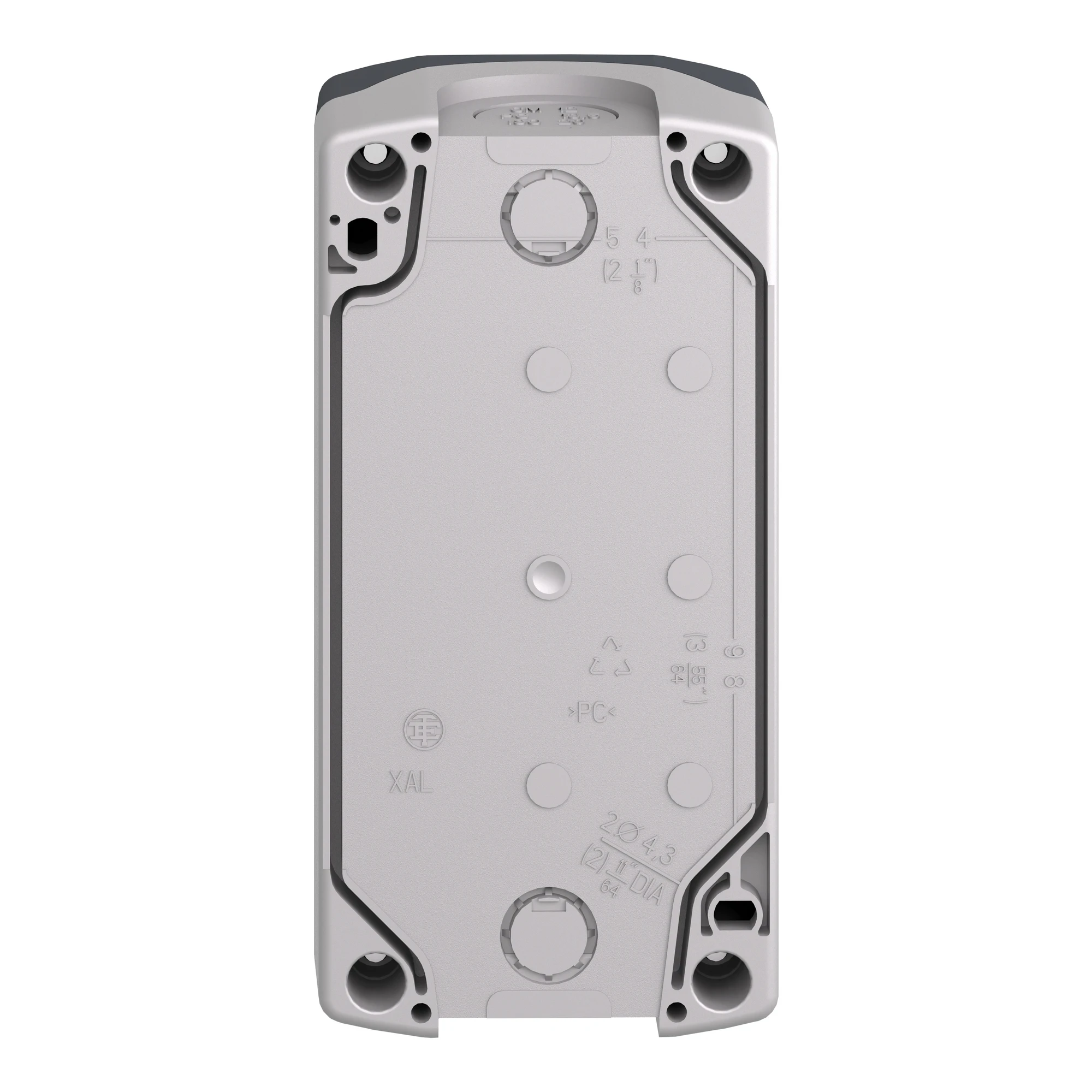 Schneider Electric XALD325 Surface-mounted enclosure, Harmony XALD, plastic, dark gray, 3 push-buttons, O, projecting, arrows up-down, 22mm, 2NC+1NO (img_002) Schneider Electric XALD325 Surface-mounted enclosure, Harmony XALD, plastic, dark gray, 3 push-buttons, O, projecting, arrows up-down, 22mm, 2NC+1NO (img_002)