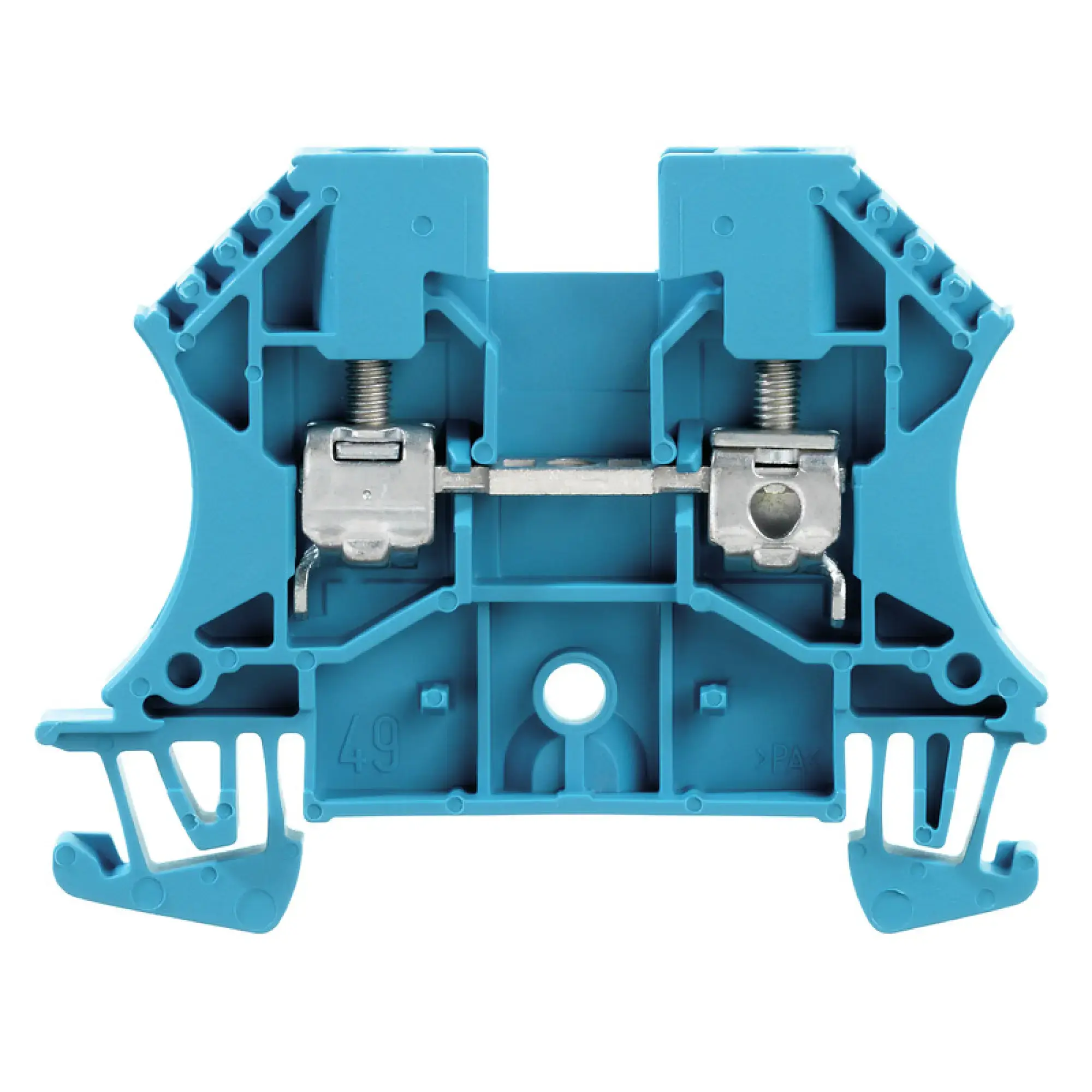 Weidmüller 1020180000 Feed-through terminal block, Screw connection, blue, 4 mm², 32 A, 800 V, Number of connections: 2 (img_001)