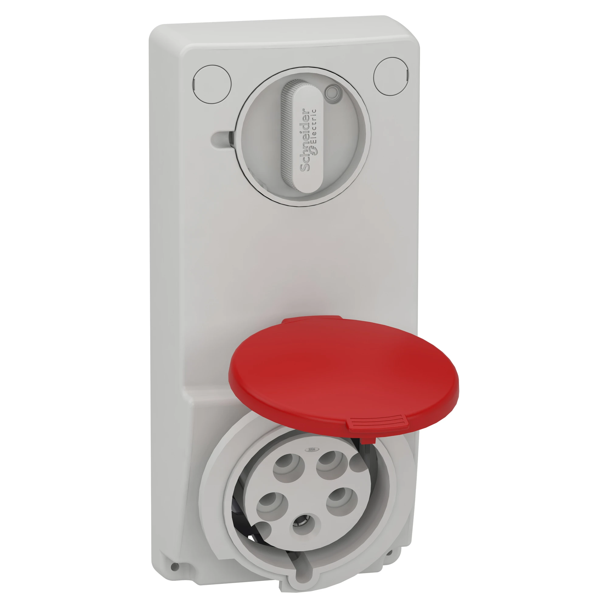 Schneider Electric 82047 Surface-mounted socket locked, 32A, 3p+N+E, 380-415 V AC, IP44 (img_001) Schneider Electric 82047 Surface-mounted socket locked, 32A, 3p+N+E, 380-415 V AC, IP44 (img_001)