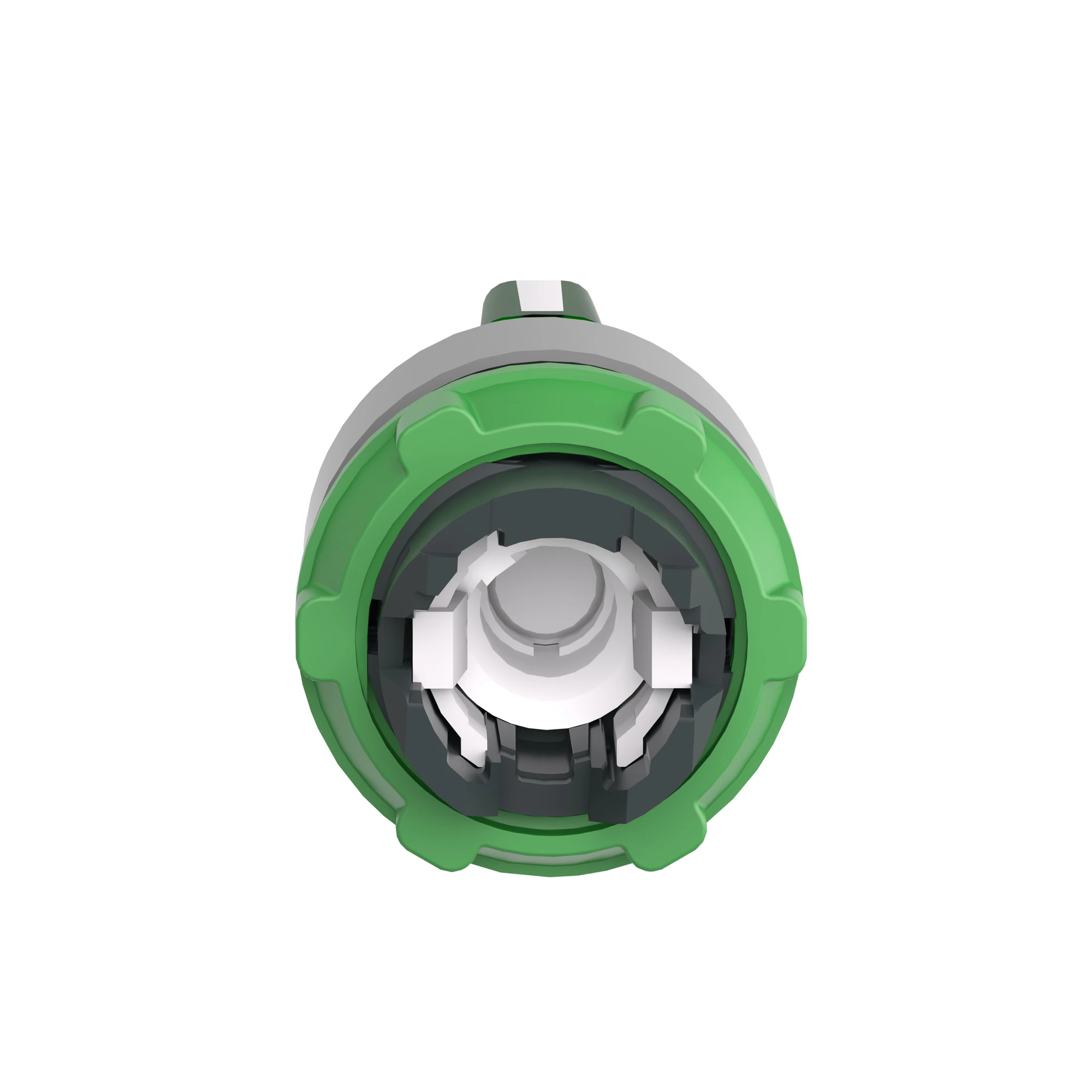 Schneider Electric ZB5AK1833C0 Illuminated selector switch, front element, Harmony XB5, plastic, 22mm, green, for universal LED, 3 positions, momentary right (img_002)