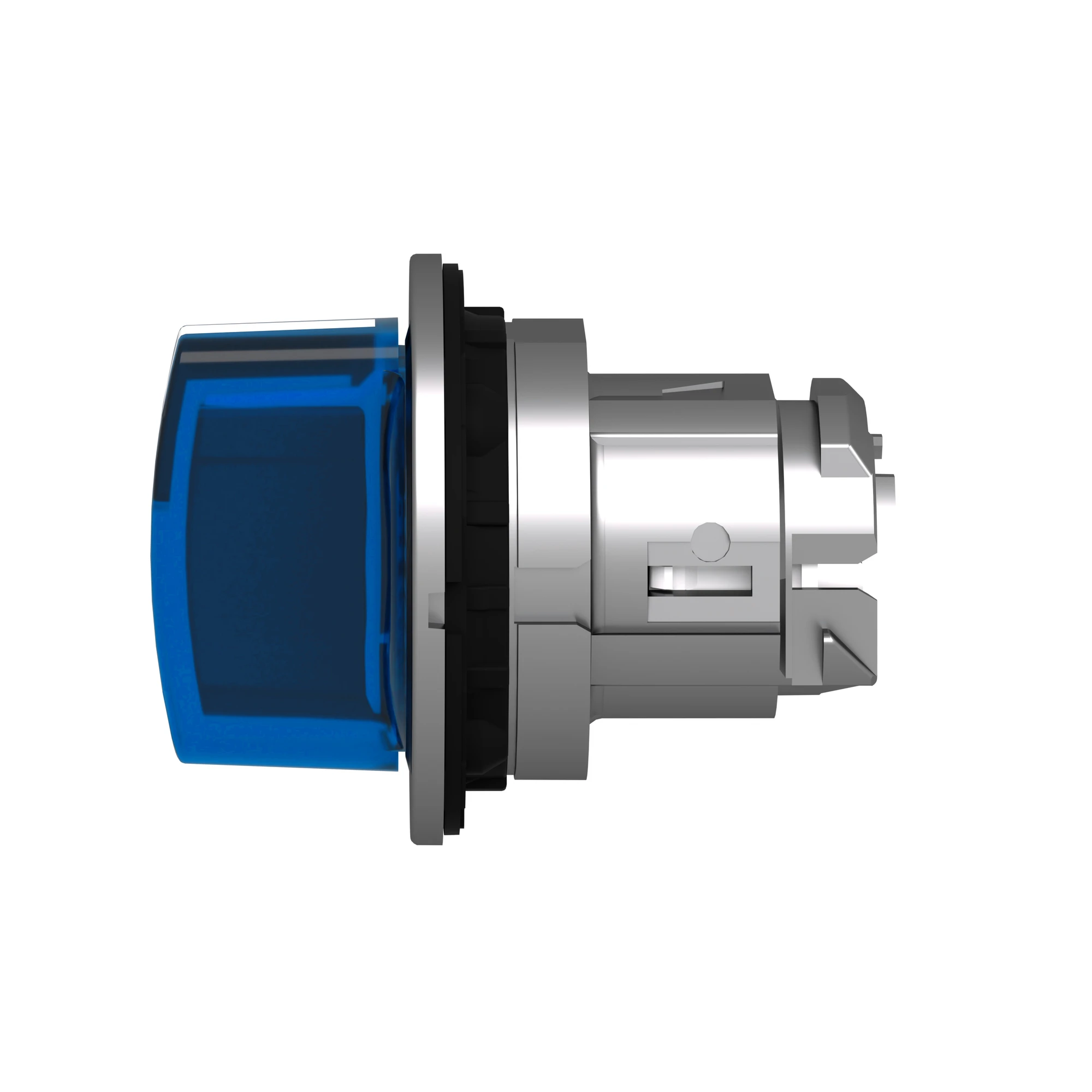 Schneider Electric ZB4FK1563 Illuminated selector switch, front element, Harmony XB4F, metal, 30mm, blue, for universal LED, 3 positions, center detent (img_008)