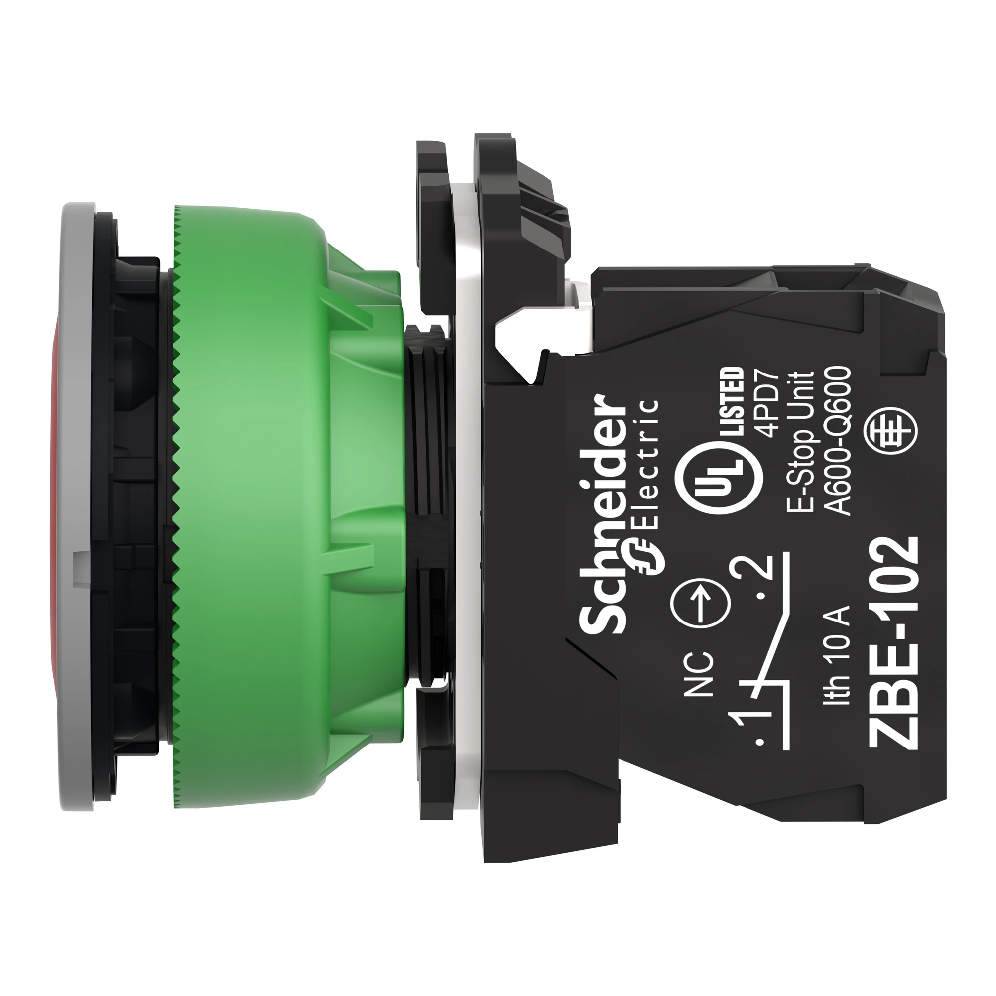 Schneider Electric XB5FA42C0 Pushbutton, Harmony XB5F, plastic, light grey, red, unlabelled, 30mm, momentary, 1NC (img_007) Schneider Electric XB5FA42C0 Pushbutton, Harmony XB5F, plastic, light grey, red, unlabelled, 30mm, momentary, 1NC (img_007)