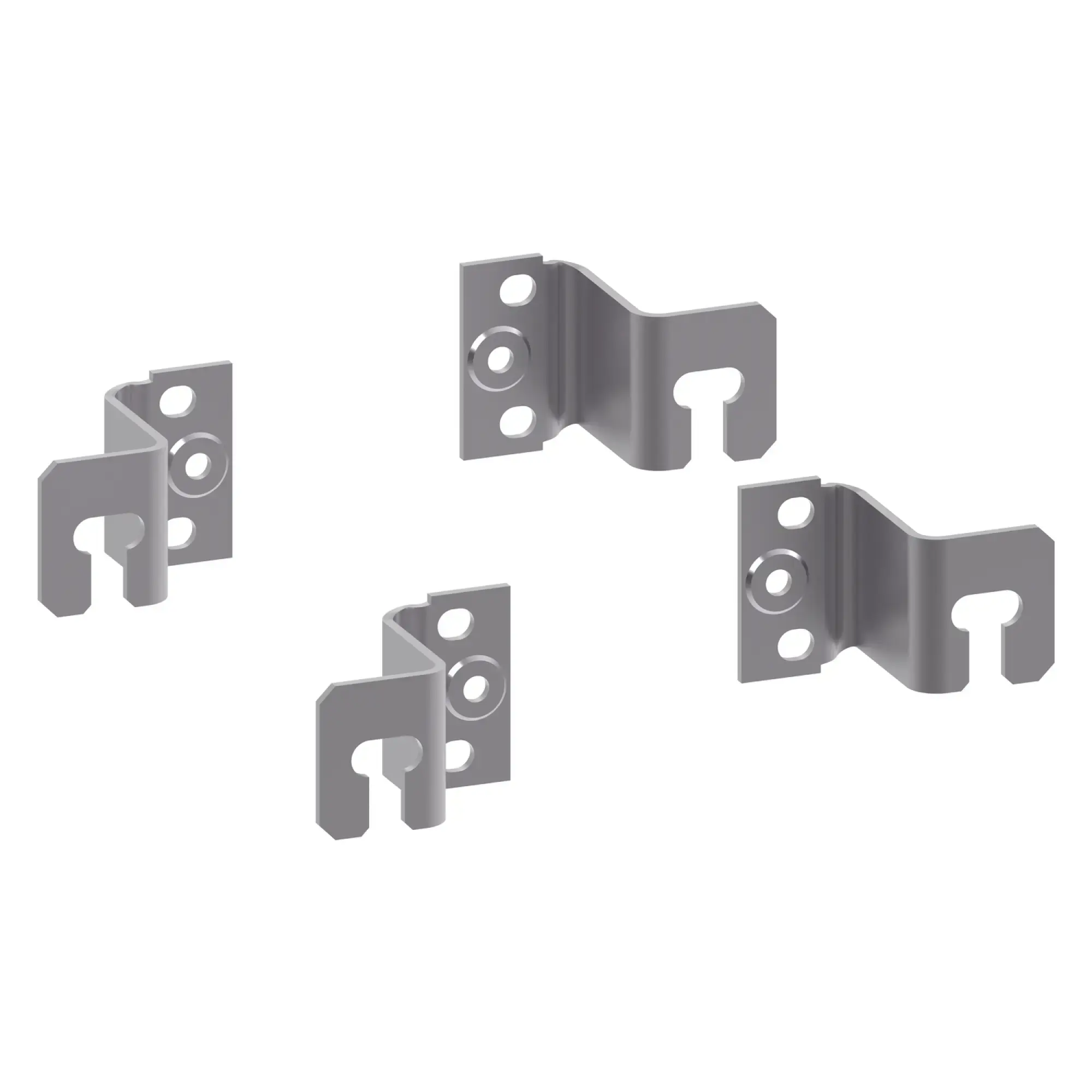 Schneider Electric NSYAEFPF40SC Wall brackets, steel, 40mm (4) for Spacial 3D enclosures (img_001)