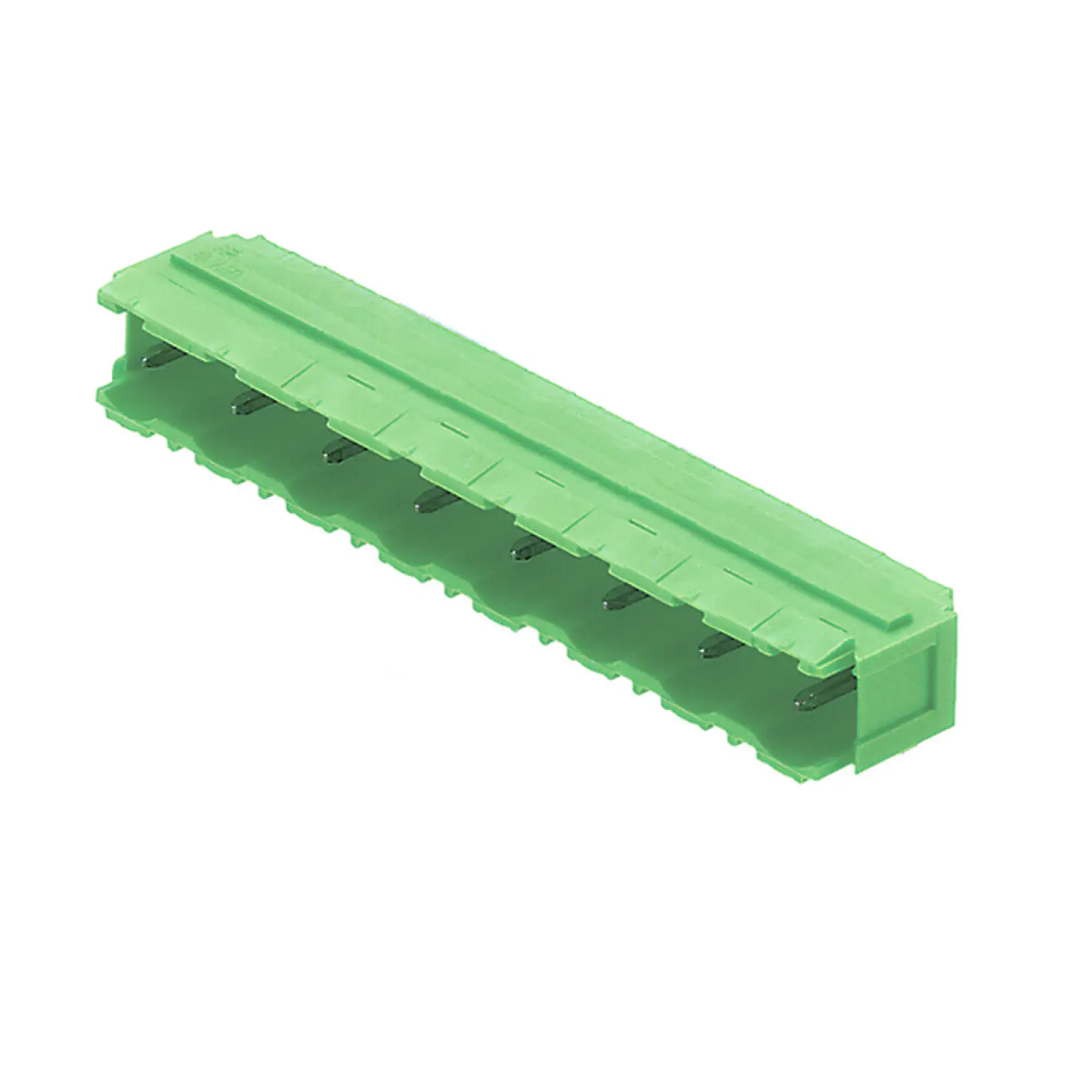 Weidmüller 2775070000 PCB connector (board connection), 630 V, 18.5 A, Pitch in mm: 7.62, Number of poles: 5, THT solder connection, Box SL 7.62/05/90B 3.2SN GN BX (img_001)