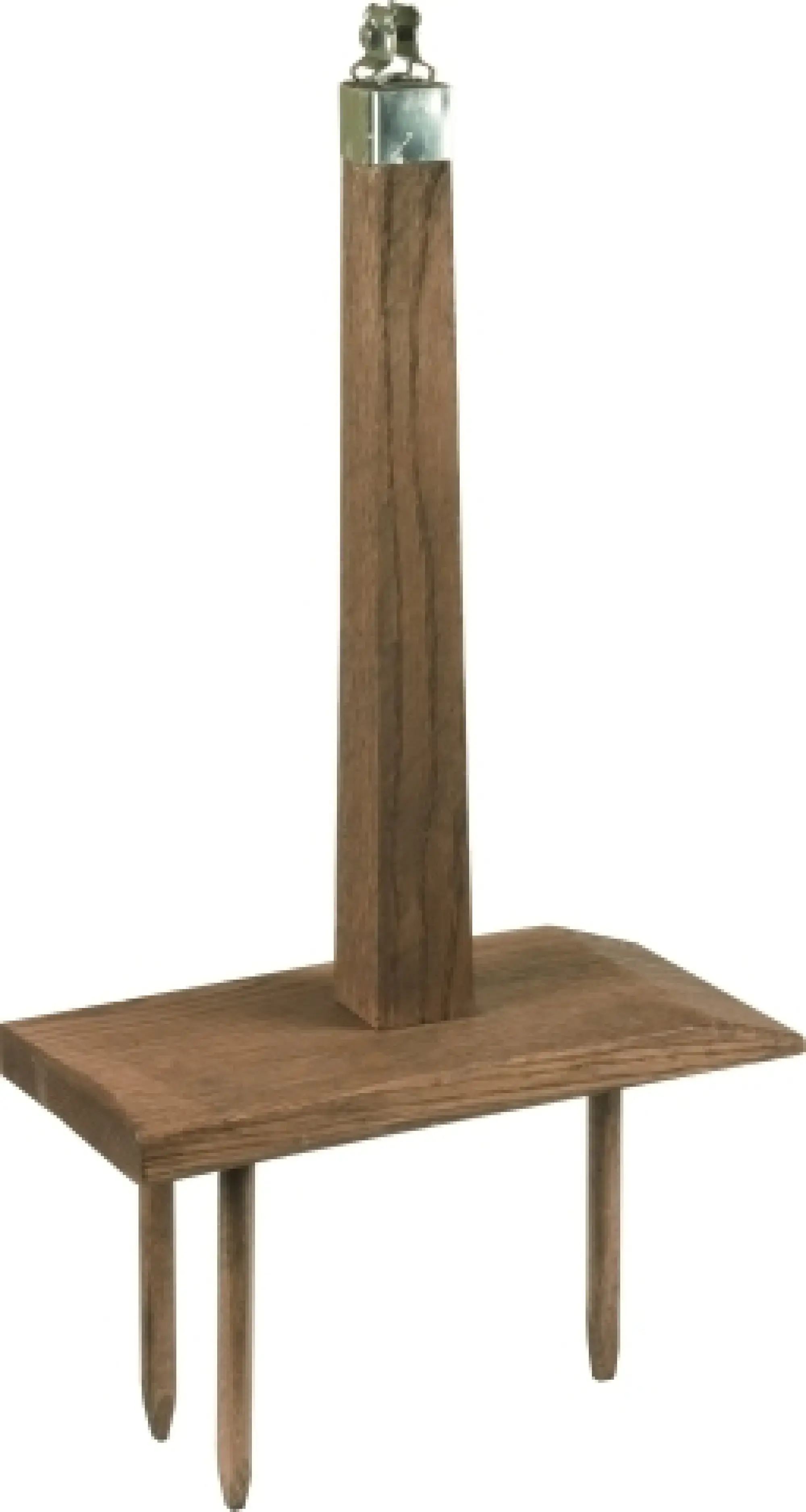 Dehn 240000 Support for roof conductors H 600mm oaken for Rd 7-10mm (img_001)