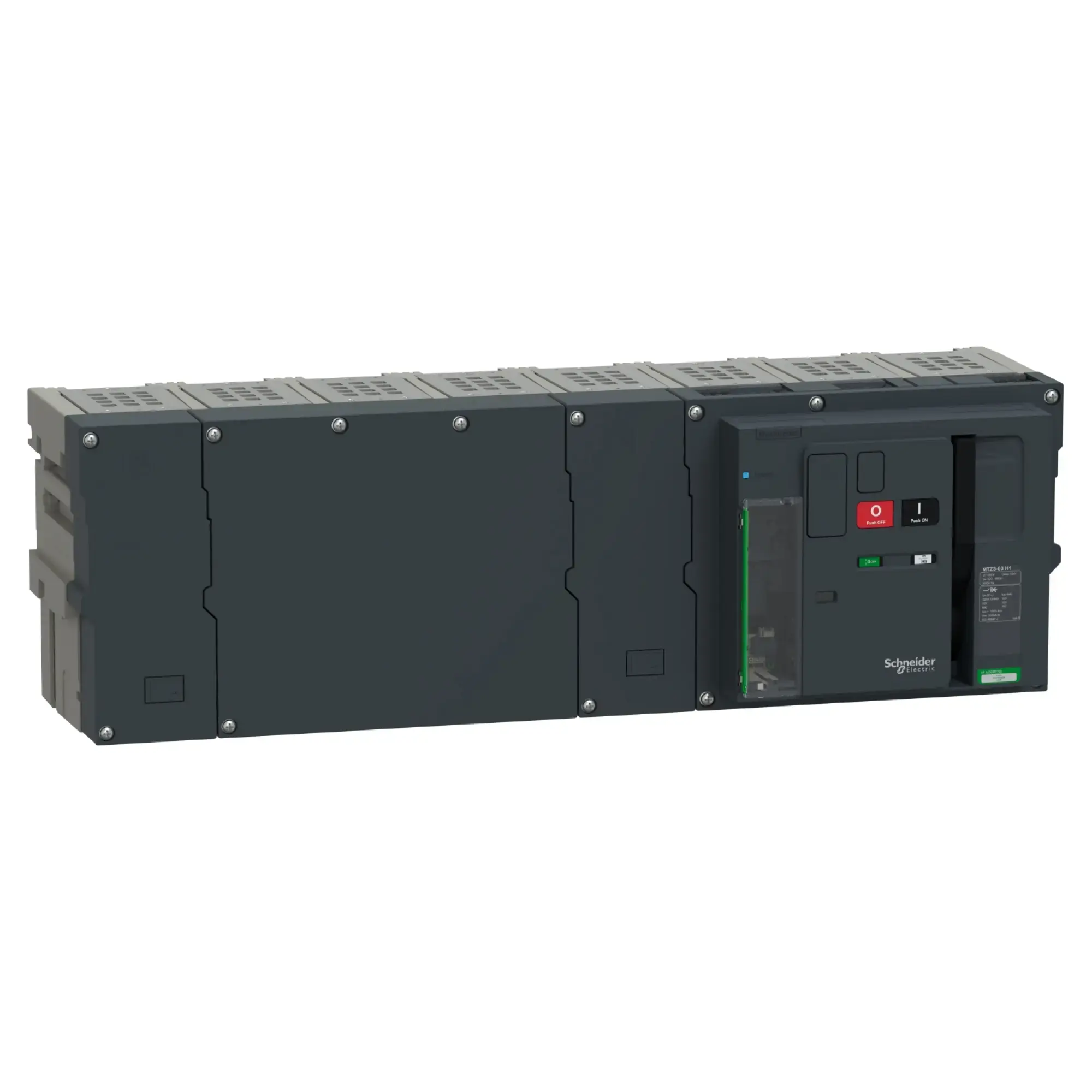 Schneider Electric LV948351 MasterPacT MTZ3 63 6300A H1 100kA/440VAC (Icu) 4P Grundschalter Einschub für MicroLogic Active (img_002)