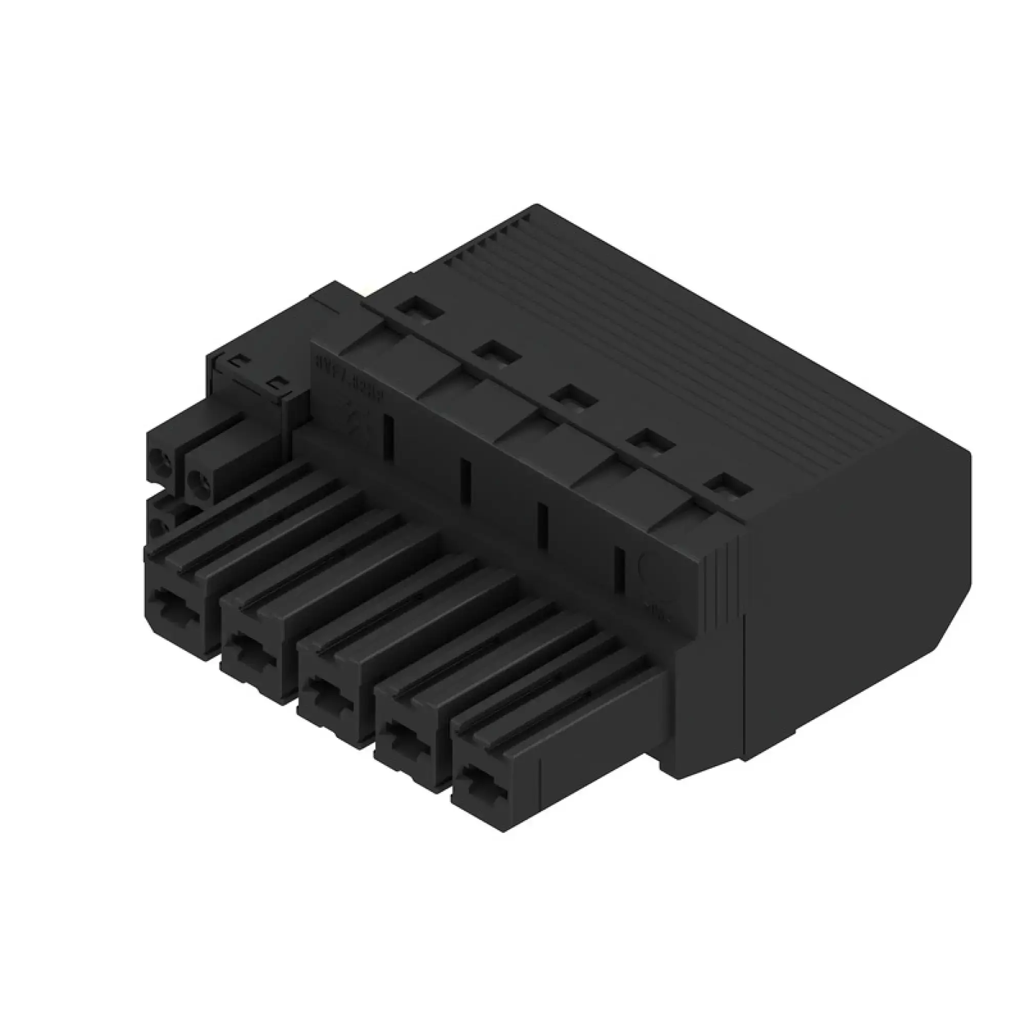 Weidmüller 1080530000 Hybrid connector (wire connection), 7.62 mm, Number of poles: 5, PUSH IN with actuator, PUSH IN without actuator (img_001)