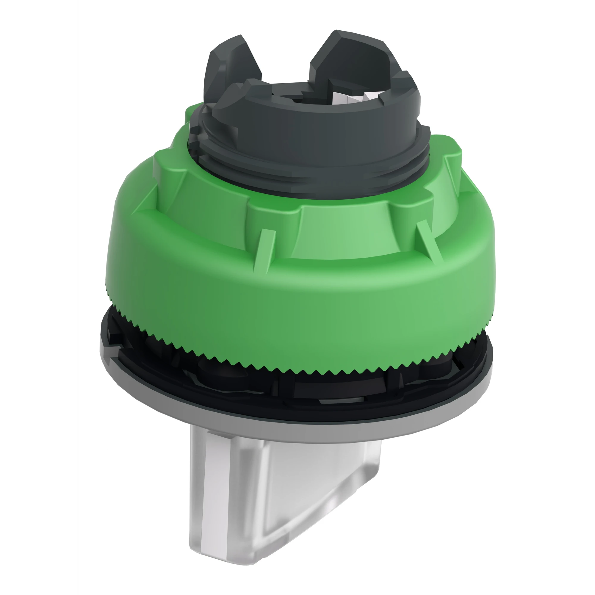 Schneider Electric ZB5FK1213C0 Illuminated selector switch, front element, Harmony XB5F, plastic, 30mm, white, for universal LED, 2 positions, latching (img_008)