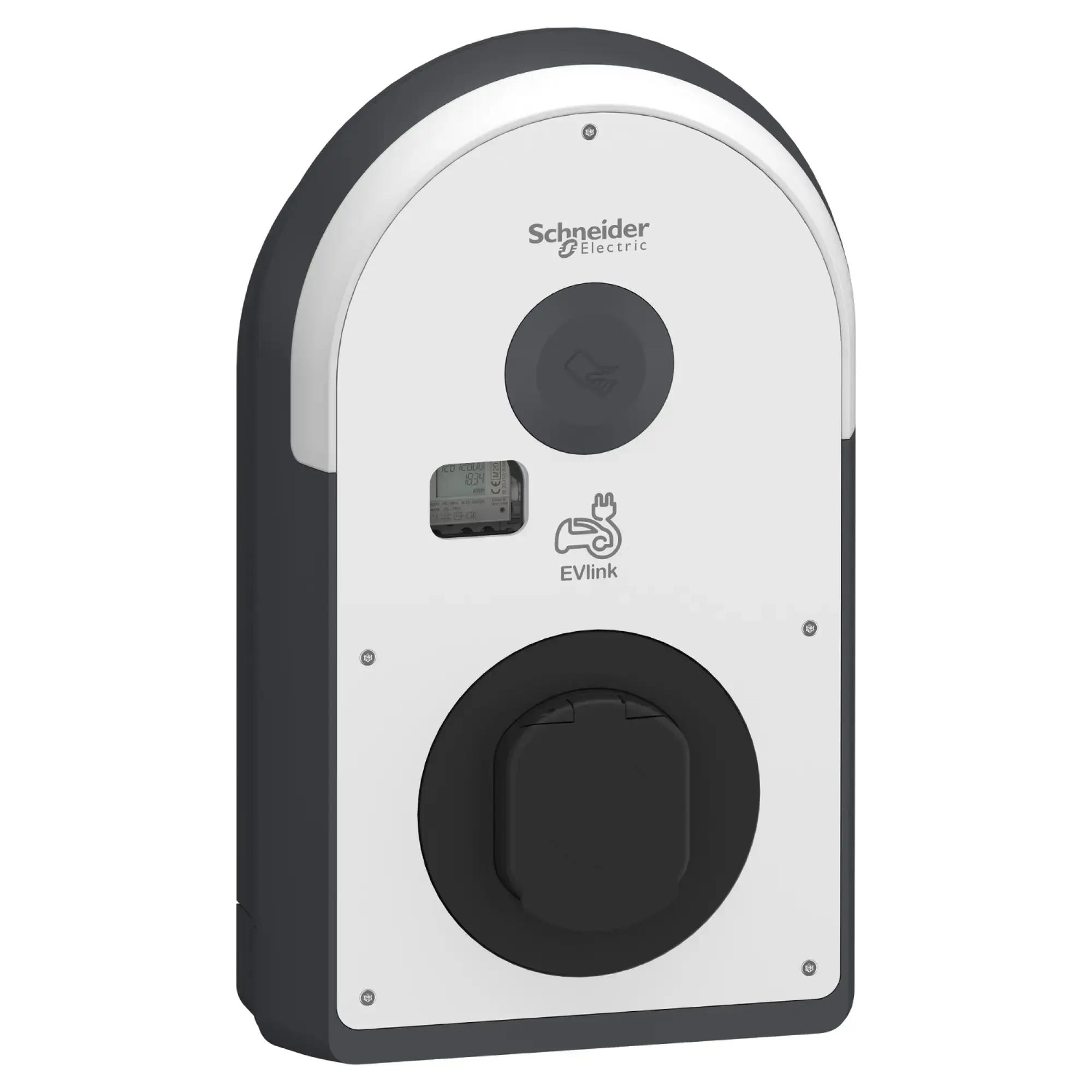 Schneider Electric EVB3I22N40MB Pro AC Wallbox, 22kW, T2S Socket, FI B-EV, IP55, IK10, NFC/RFID Reader, ERK (img_003) Schneider Electric EVB3I22N40MB Pro AC Wallbox, 22kW, T2S Socket, FI B-EV, IP55, IK10, NFC/RFID Reader, ERK (img_003)