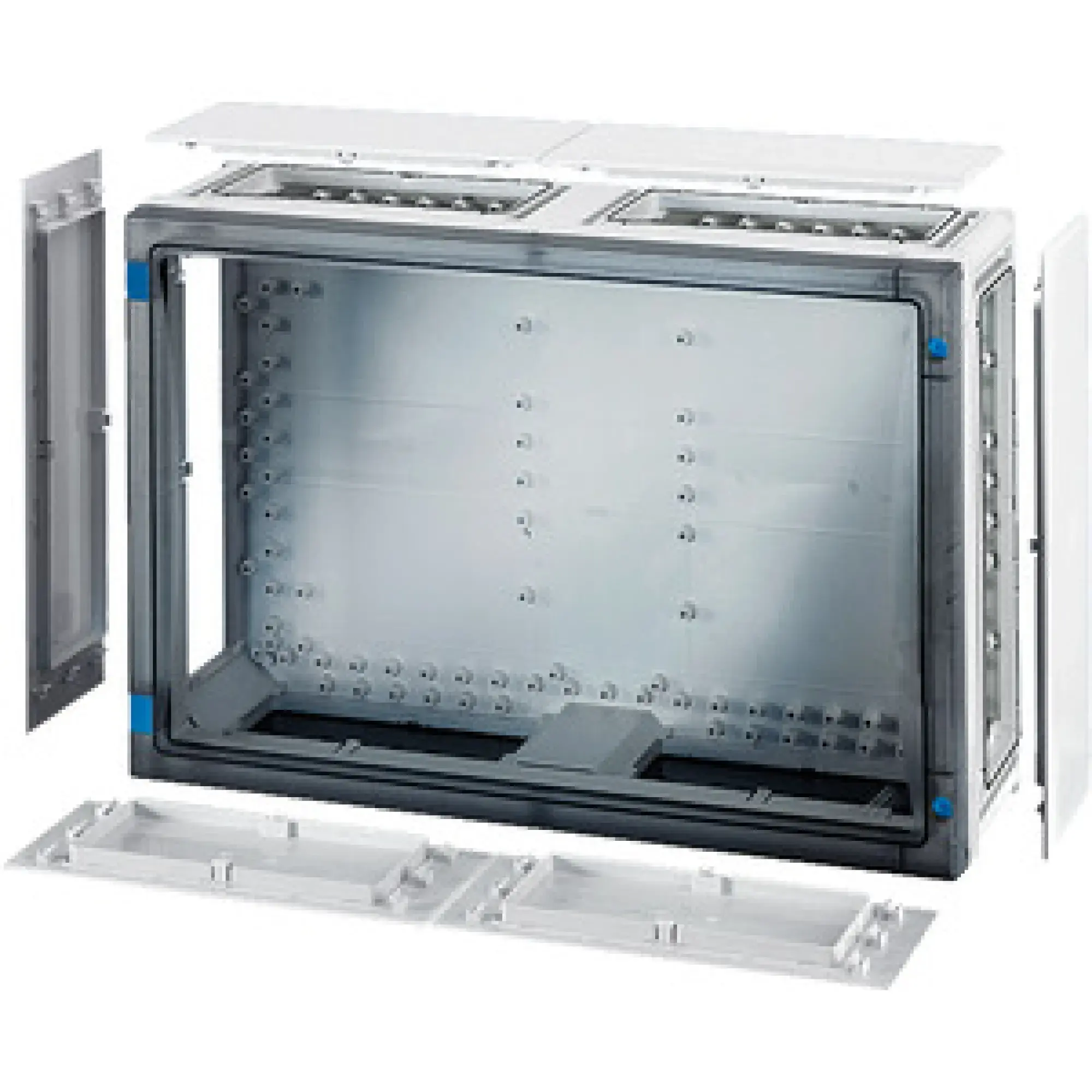 Hensel 68000261 ENYSTAR-Leergehäuse, Einbaumaße 306x486x136mm, transparenter Tür FP 0401 (img_001)