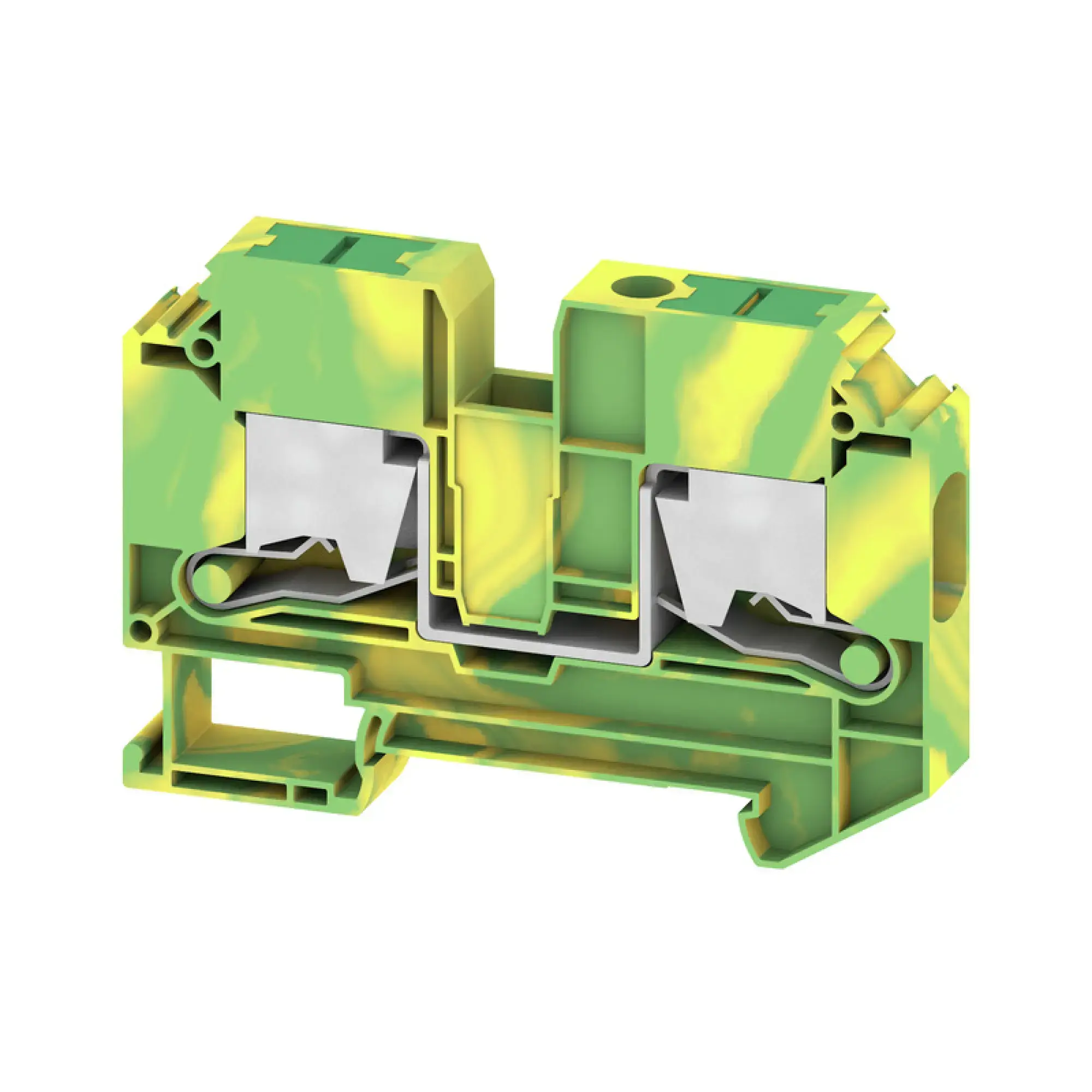 Weidmüller 3037520000 PE terminal, SNAP IN, Green/yellow, 10 mm², 1000 V, Number of connections: 2, Number of levels: 1, TS 35, V-0, Wemid (img_001) Weidmüller 3037520000 PE terminal, SNAP IN, Green/yellow, 10 mm², 1000 V, Number of connections: 2, Number of levels: 1, TS 35, V-0, Wemid (img_001)