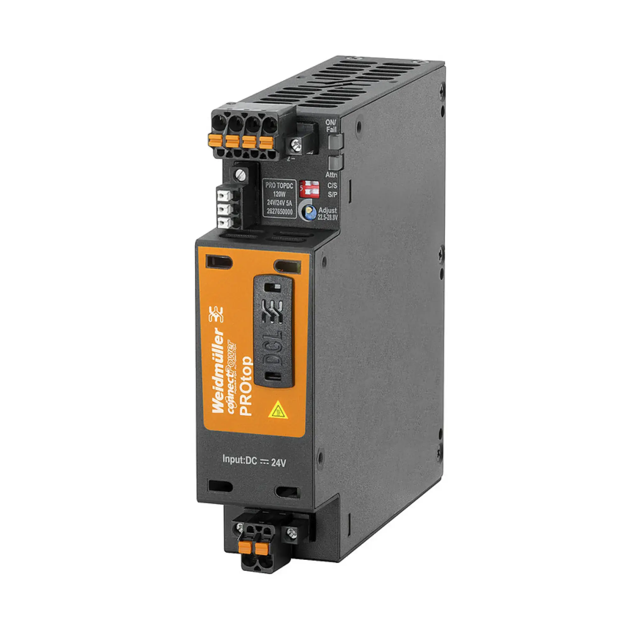 Weidmüller 2627650000 DC/DC converter, DC/DC converter, 24 V DC, 24 V DC ± 1 %, 120 W, 89% (img_001) Weidmüller 2627650000 DC/DC converter, DC/DC converter, 24 V DC, 24 V DC ± 1 %, 120 W, 89% (img_001)