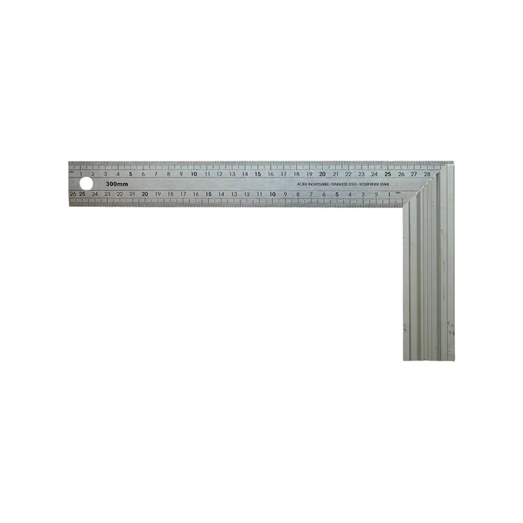 MEDID 2049 Professional protractor in stainless steel and stop in polished aluminium 250 mm (img_001)