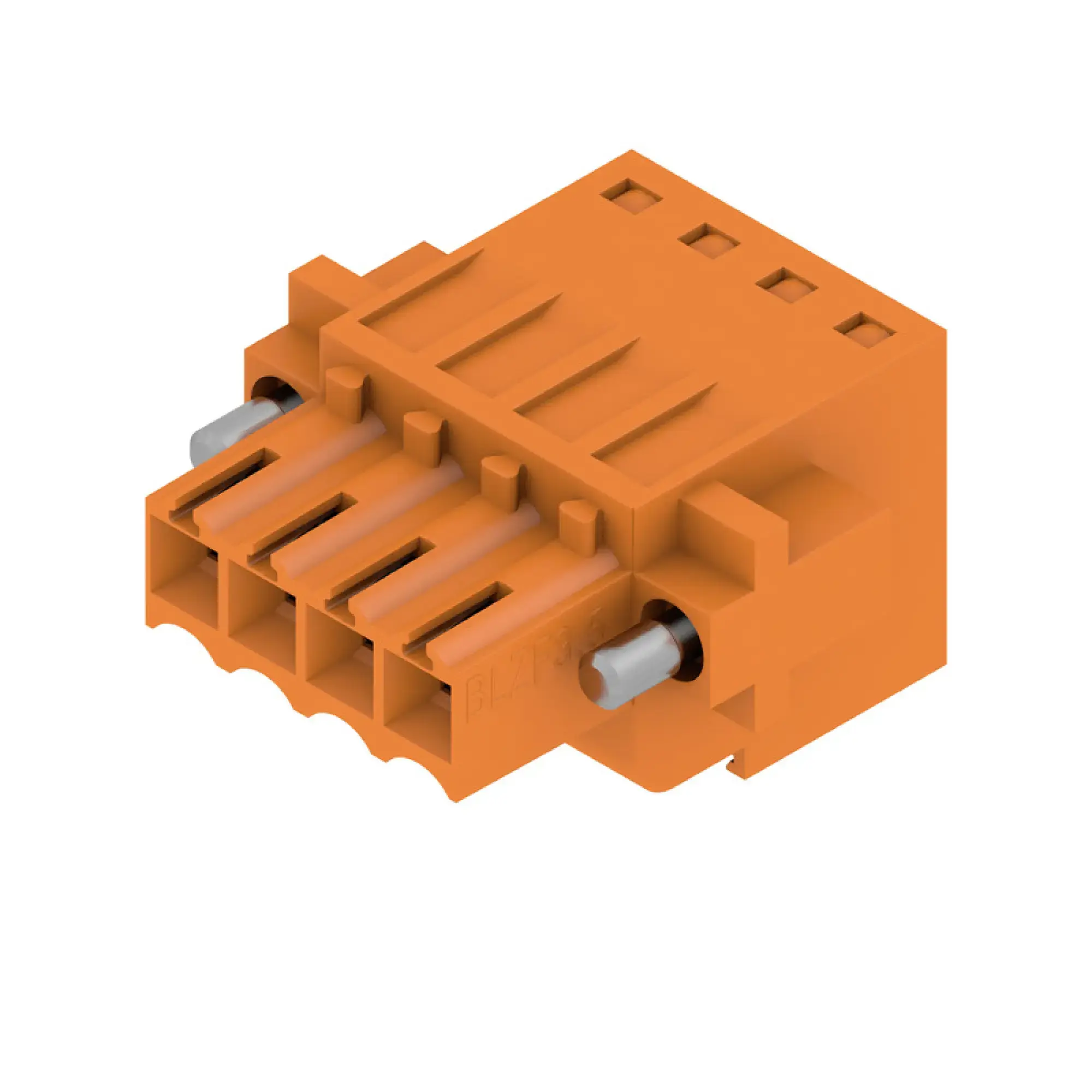 Weidmüller 1690900000 PCB connector (wire connection), 160 V, 14.5 A, Pitch in mm: 3.50, 1.5 mm², Number of poles: 4, Tension-clamp connection, Box BLZF 3.50/04/180F SN OR BX (img_001) Weidmüller 1690900000 PCB connector (wire connection), 160 V, 14.5 A, Pitch in mm: 3.50, 1.5 mm², Number of poles: 4, Tension-clamp connection, Box BLZF 3.50/04/180F SN OR BX (img_001)