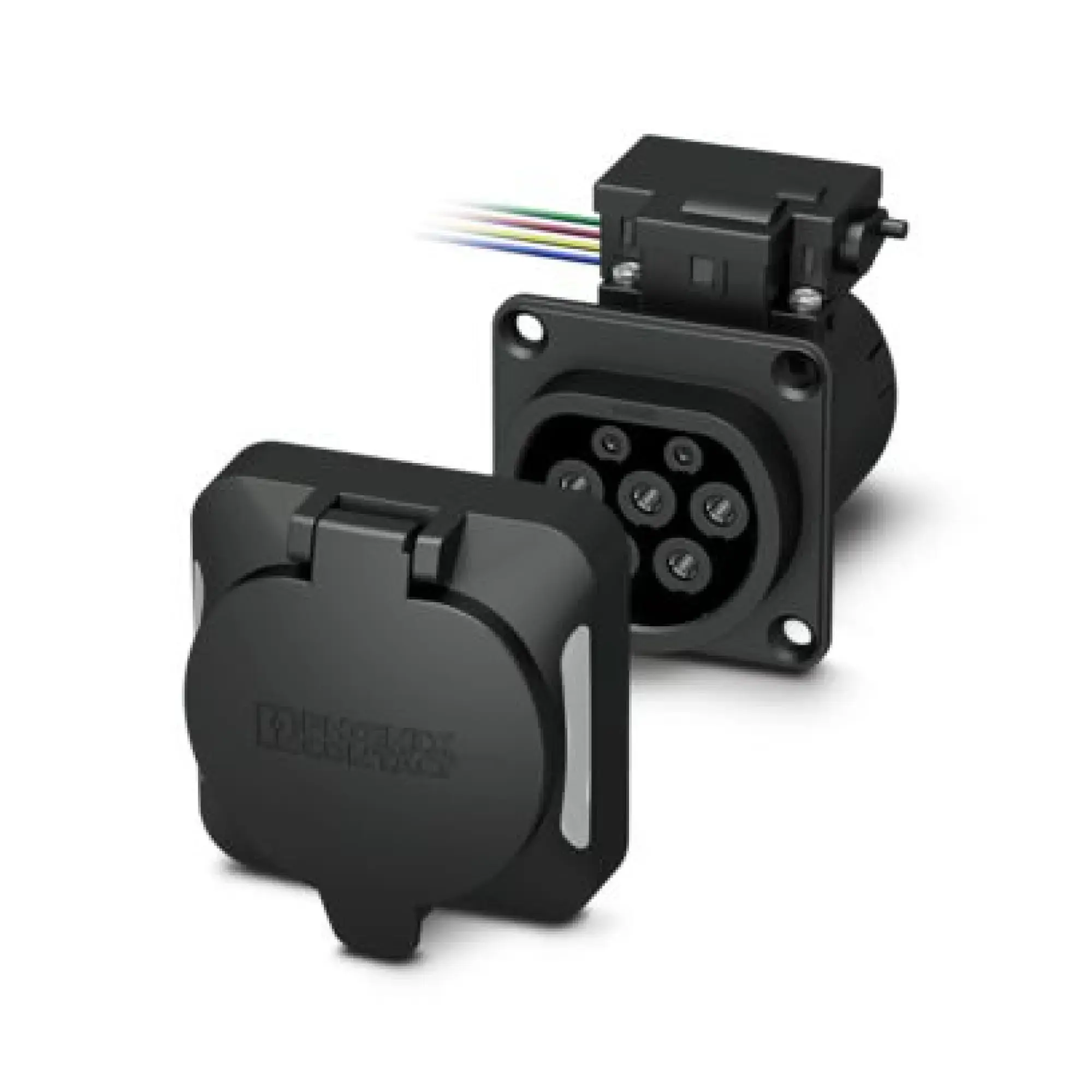 Phoenix Contact 1268355 Infrastructure charging socket EV-T2M3SO12-4P-BL-SET (img_001) Phoenix Contact 1268355 Infrastructure charging socket EV-T2M3SO12-4P-BL-SET (img_001)