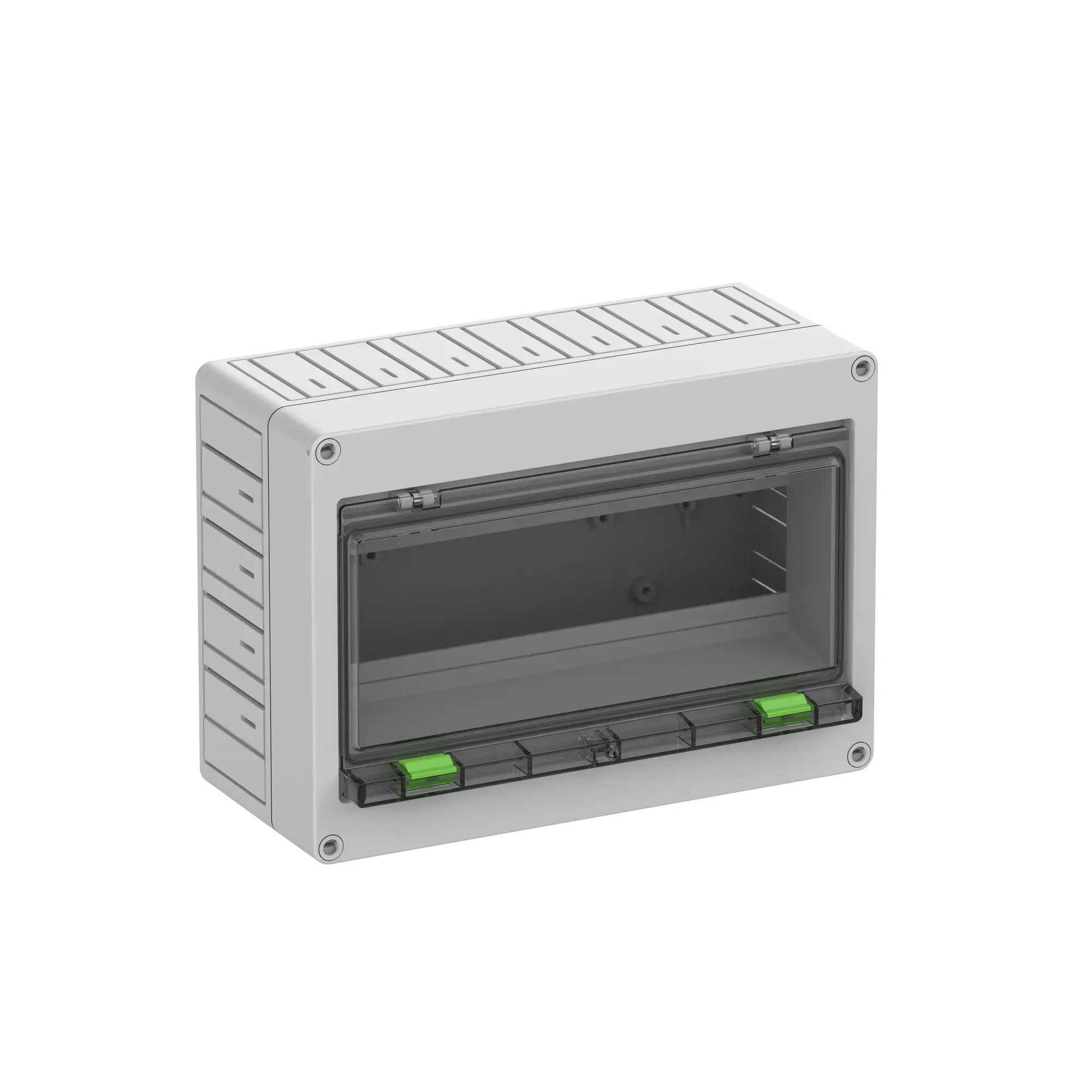 Spelsberg 14300201 Empty enclosure, grey, Type of protection IP30, 12 Modular units, Impact strength IK07, Protection class II, Rated voltage 690V AC, Halogen free (img_001) Spelsberg 14300201 Empty enclosure, grey, Type of protection IP30, 12 Modular units, Impact strength IK07, Protection class II, Rated voltage 690V AC, Halogen free (img_001)