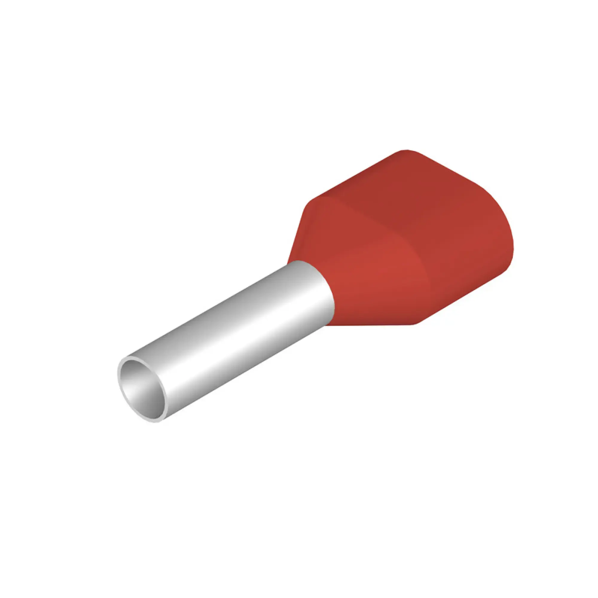 Weidmüller 9018540000 Wire end ferrule, Twin wire-end ferrule, 1 mm², Stripping length: 12 mm, red (img_001)