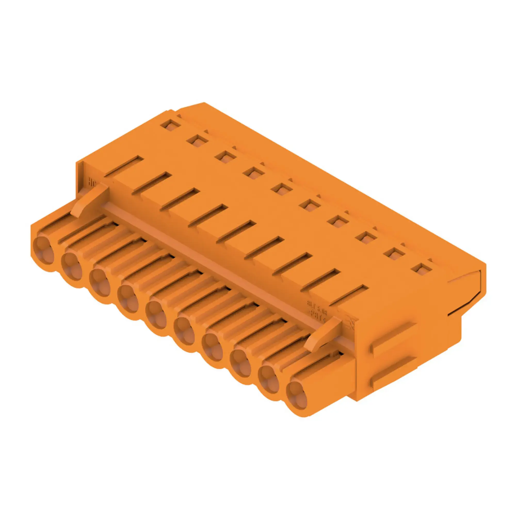 Weidmüller 1502660000 PCB connector (wire connection), 320 V, 27 A, Pitch in mm: 5.08, 2.5 mm², Number of poles: 10, TOP connection, Box (img_001)