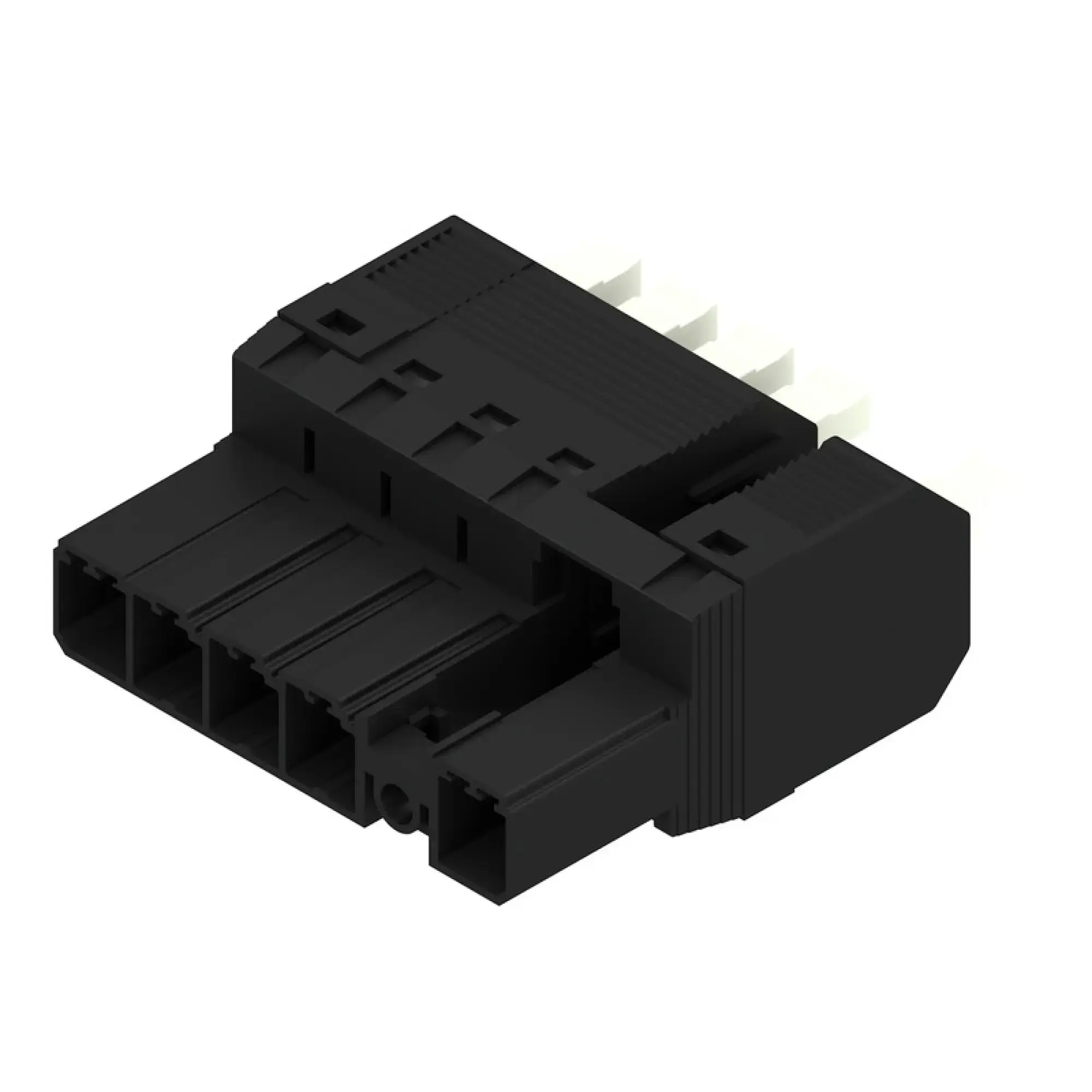 Weidmüller 2630440000 PCB connector (wire connection), 800 V, 41 A, Pitch in mm: 7.62, 6 mm², Number of poles: 5, PUSH IN with actuator, Box (img_001)