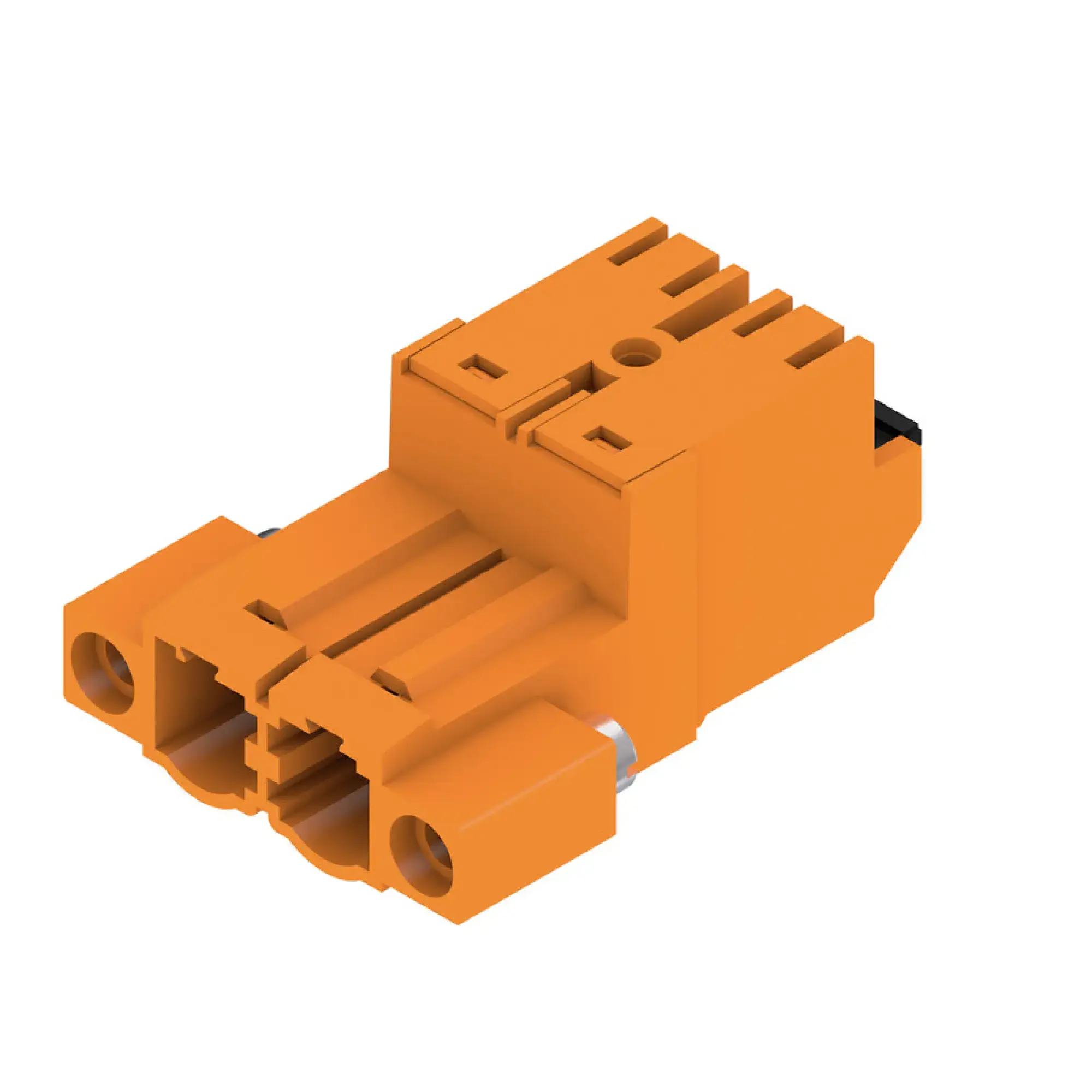 Weidmüller 1043670000 PCB connector (wire connection), 1000 V, 24 A, Pitch in mm: 7.62, 2.5 mm², Number of poles: 2, PUSH IN with actuator, Tension-clamp connection, Box (img_001)
